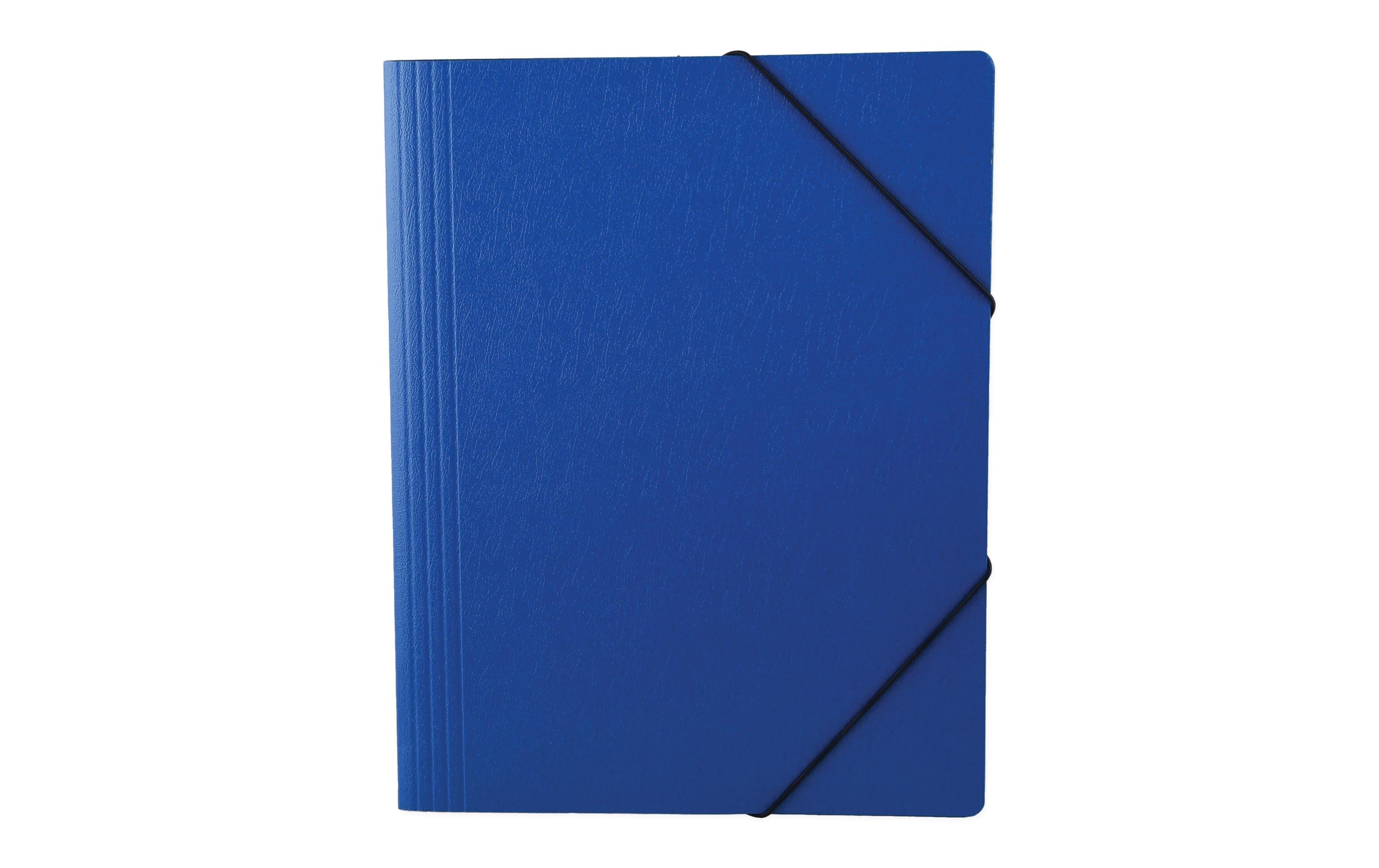 office focus Gummibandmappe A4 ohne Etikette Blau