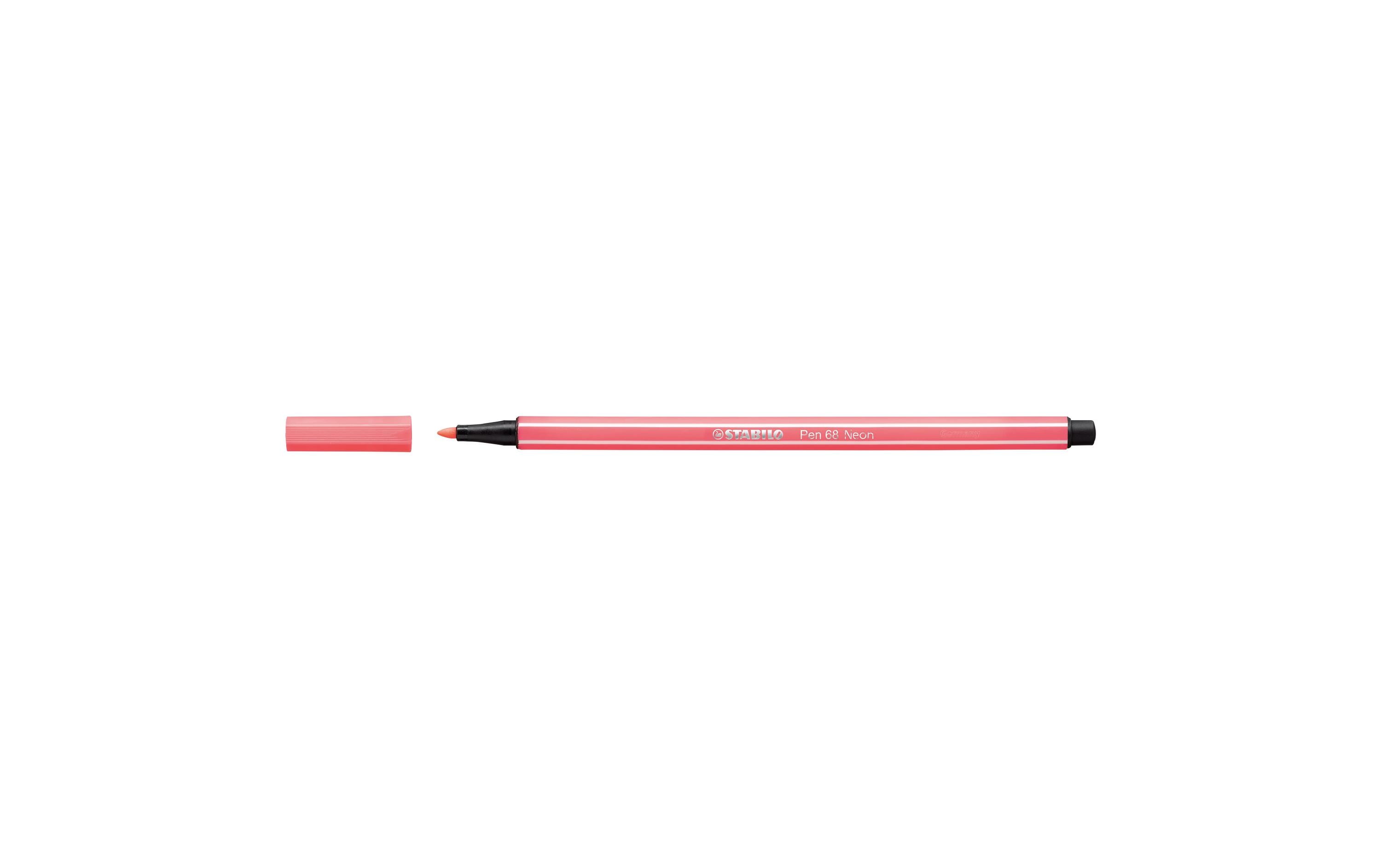 STABILO Fasermaler Pen 68 Neon Rot