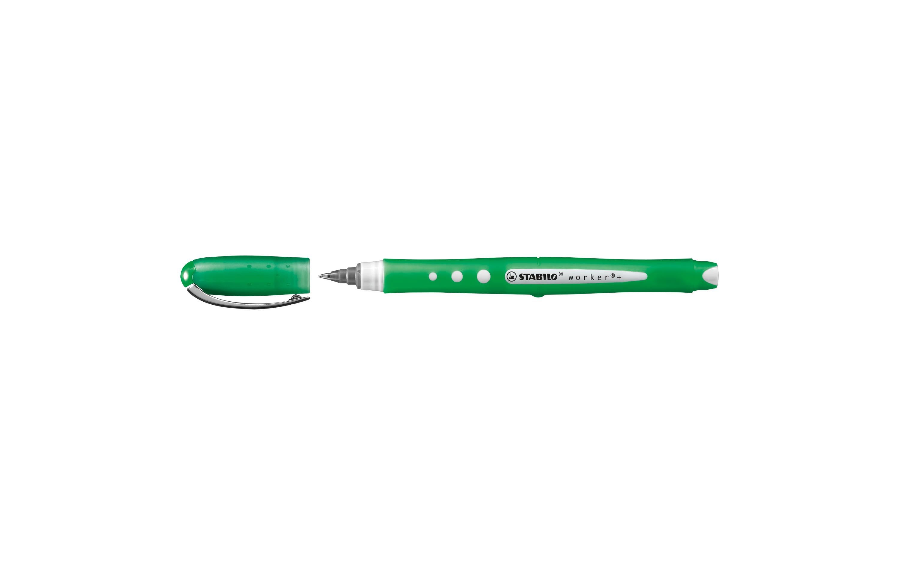 STABILO Rollerball Worker + Colorful Grün