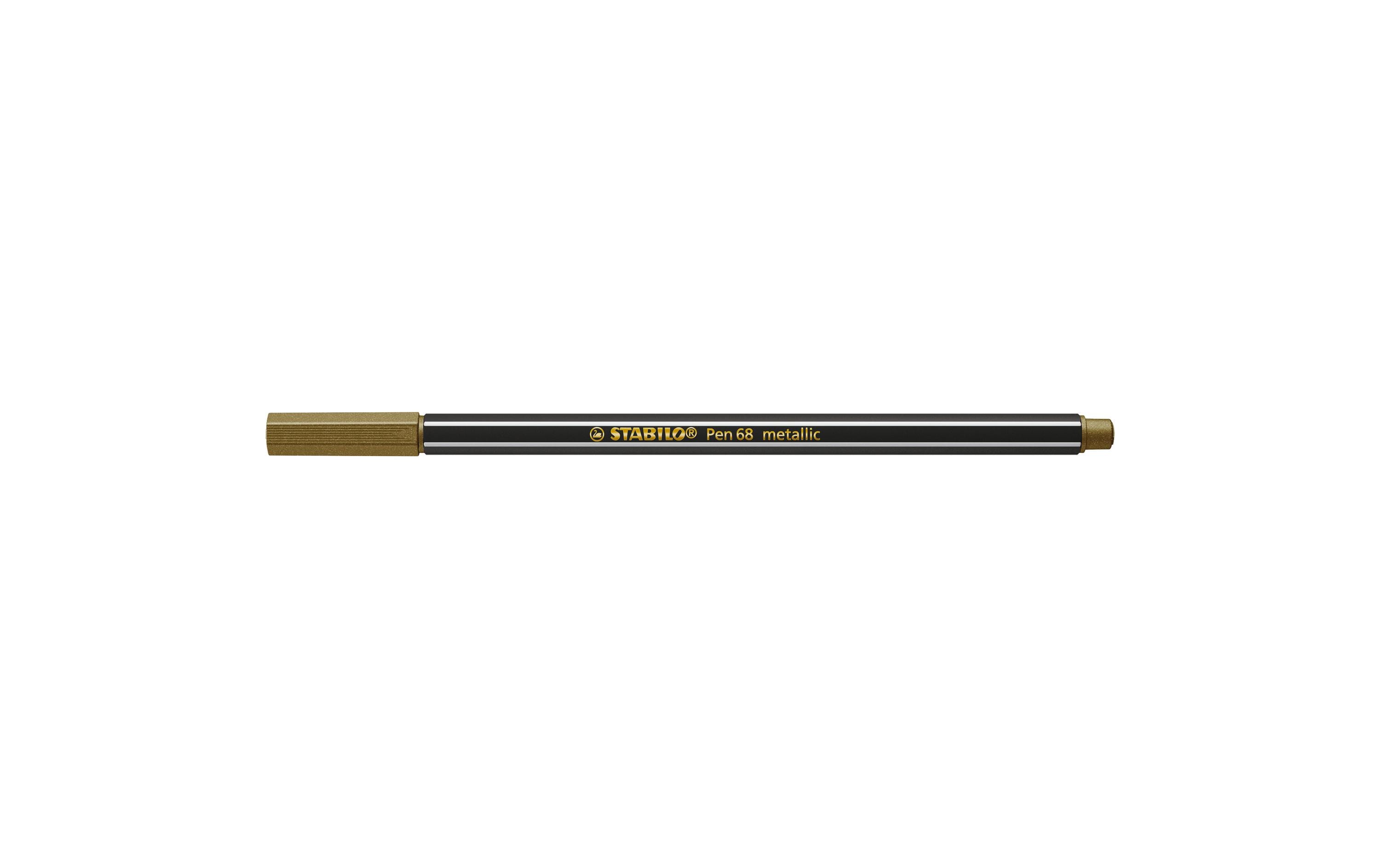 STABILO Fasermaler Pen 68 Gold metallic