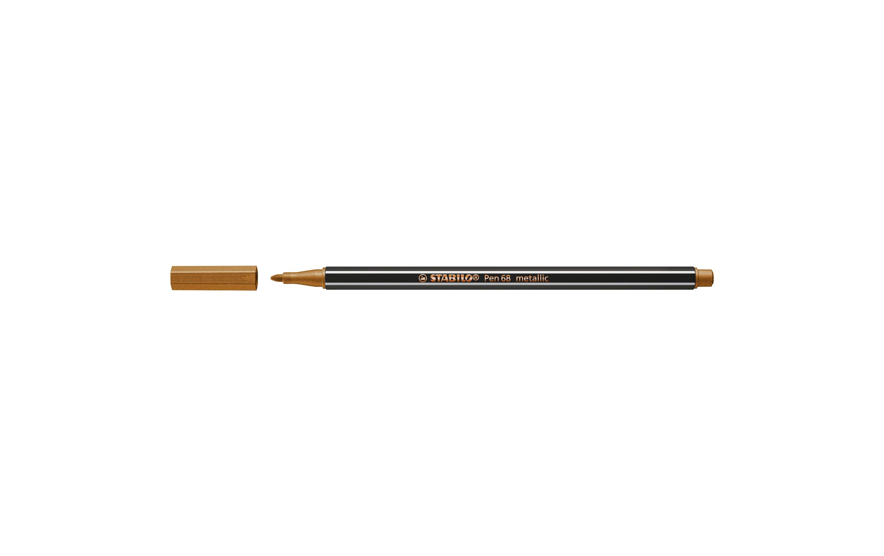 STABILO Fasermaler Pen 68 Kupfer metallic
