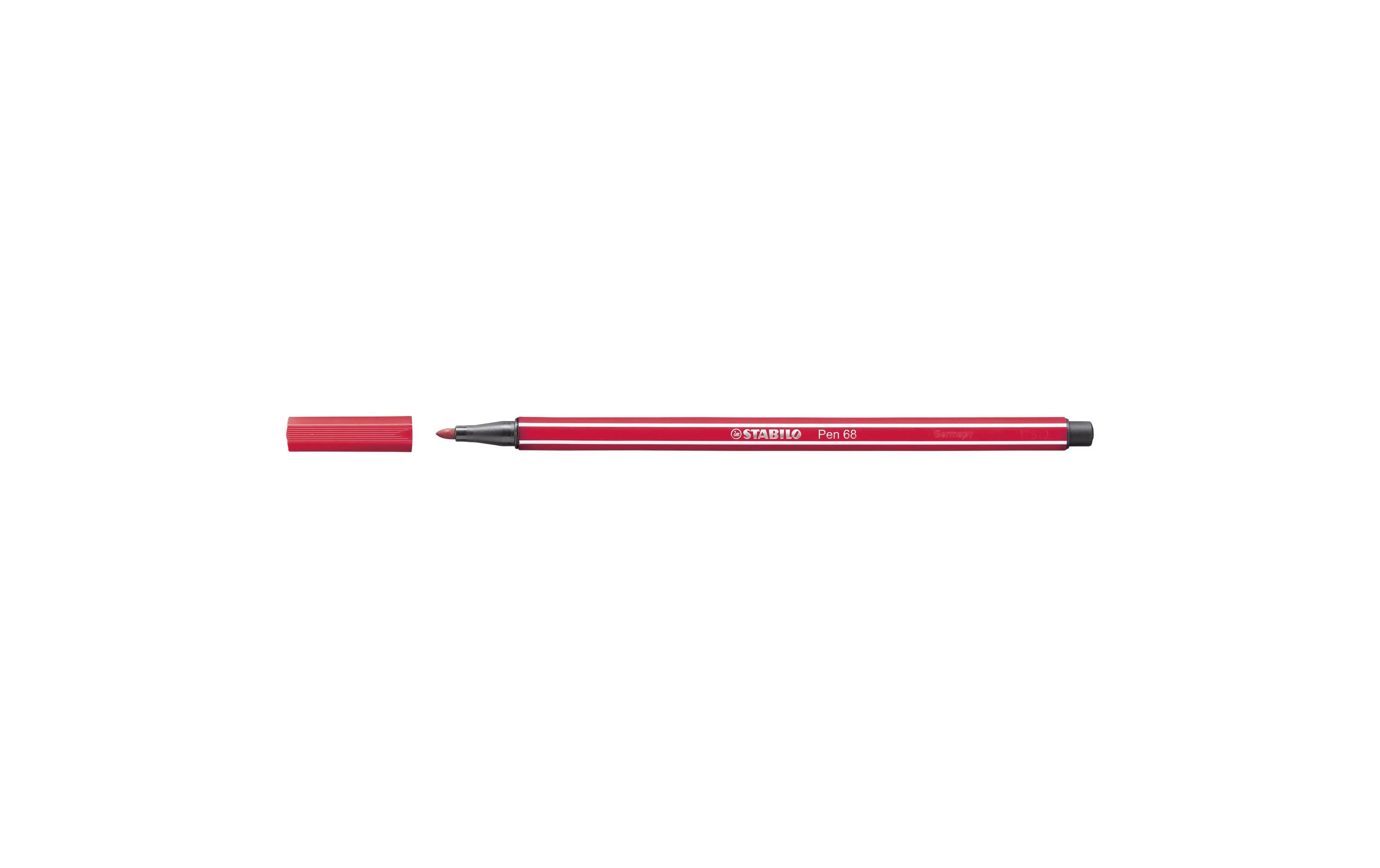 STABILO Fasermaler Pen 68 Dunkelrot