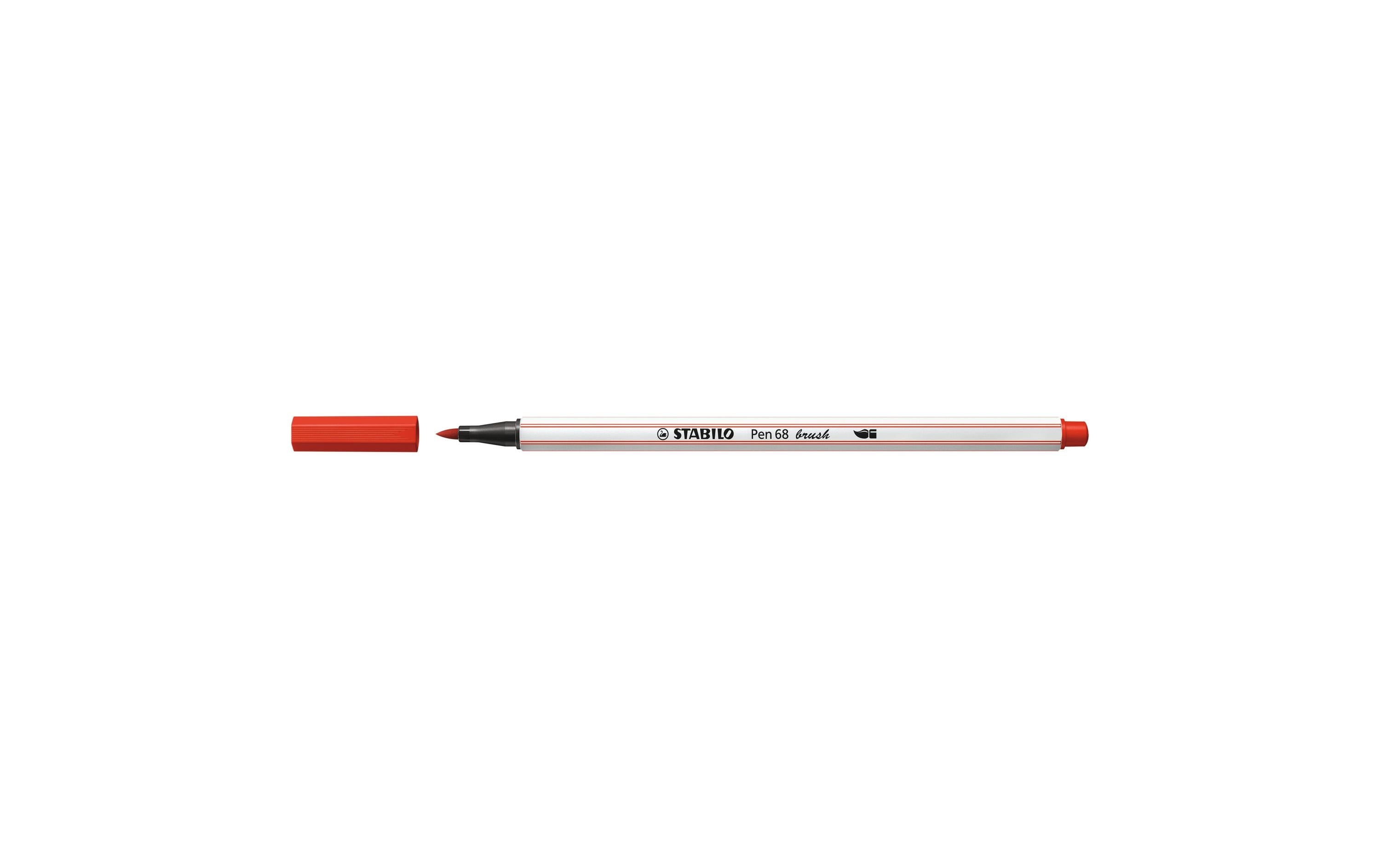 STABILO Fasermaler Pen 68 brush Carmine