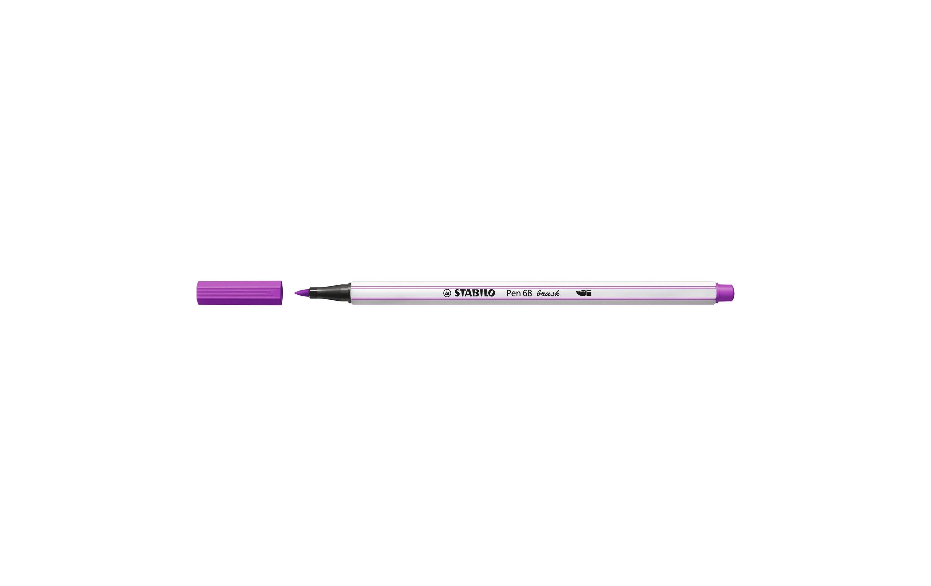 STABILO Fasermaler Pen 68 brush Lila