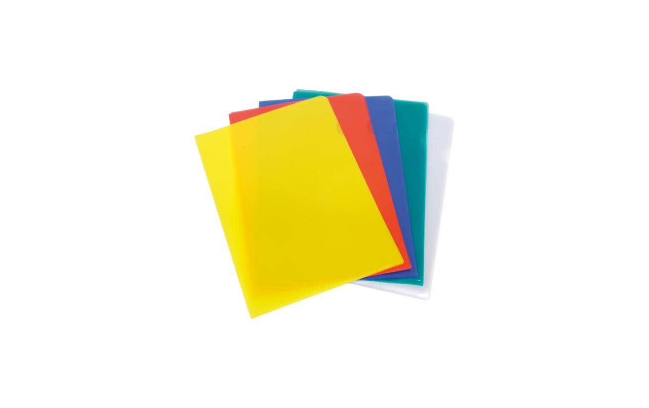 office focus Sichthülle Office Focus A4 genarbt Assortiert, 100 Stück