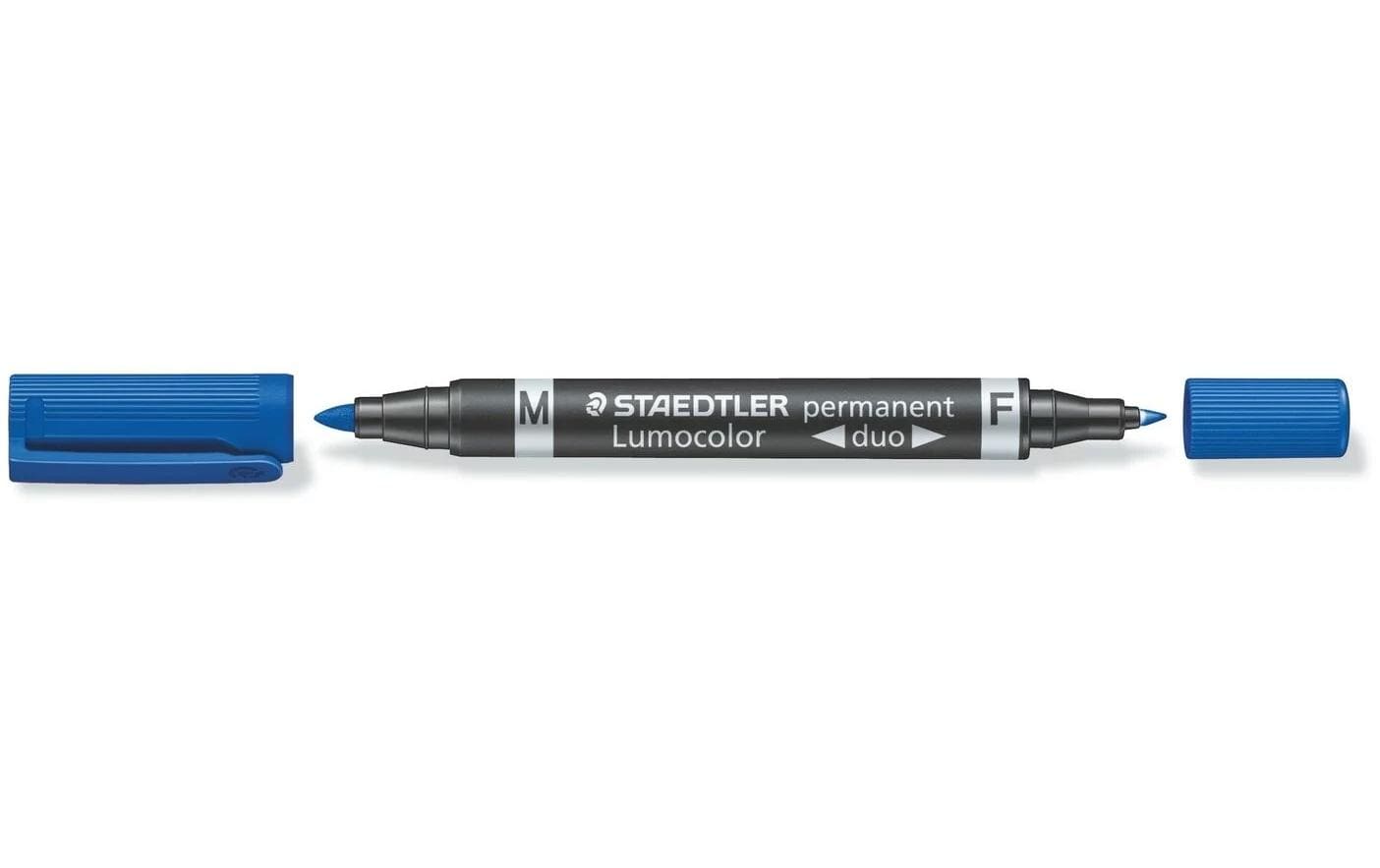 Staedtler Permanent-Marker Lumocolor Duo 348 Blau