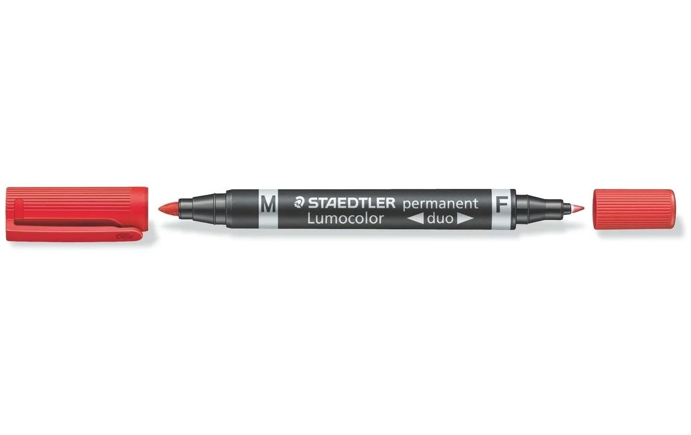 Staedtler Permanent-Marker Lumocolor Duo 348 Rot