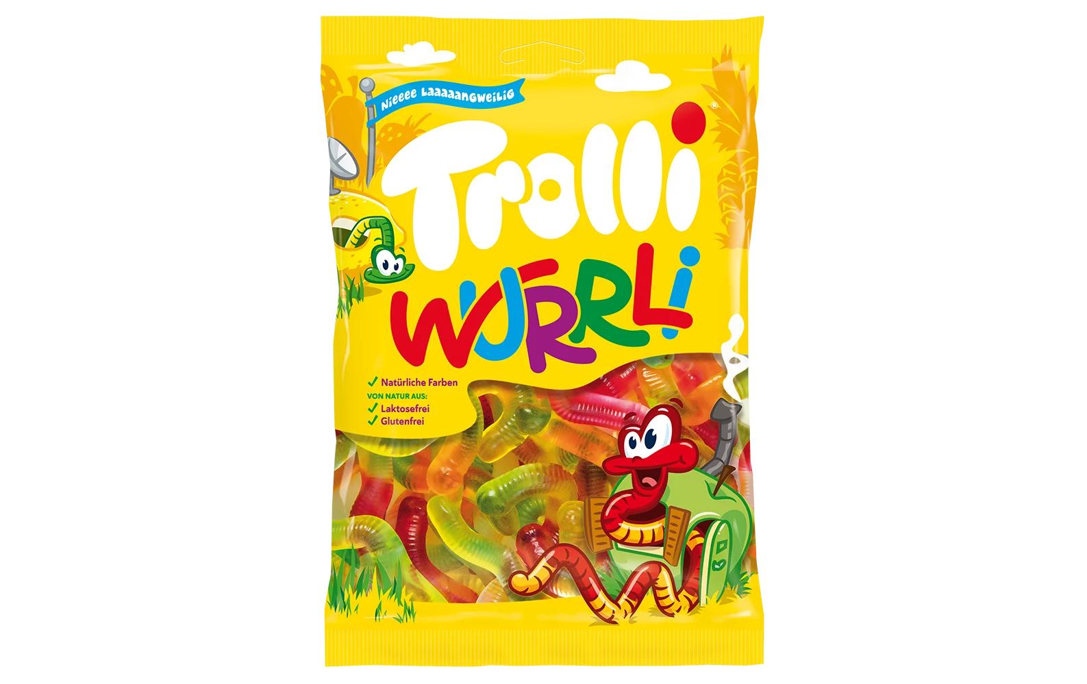 Trolli Gummibonbons Wurrli Würmer 200 g