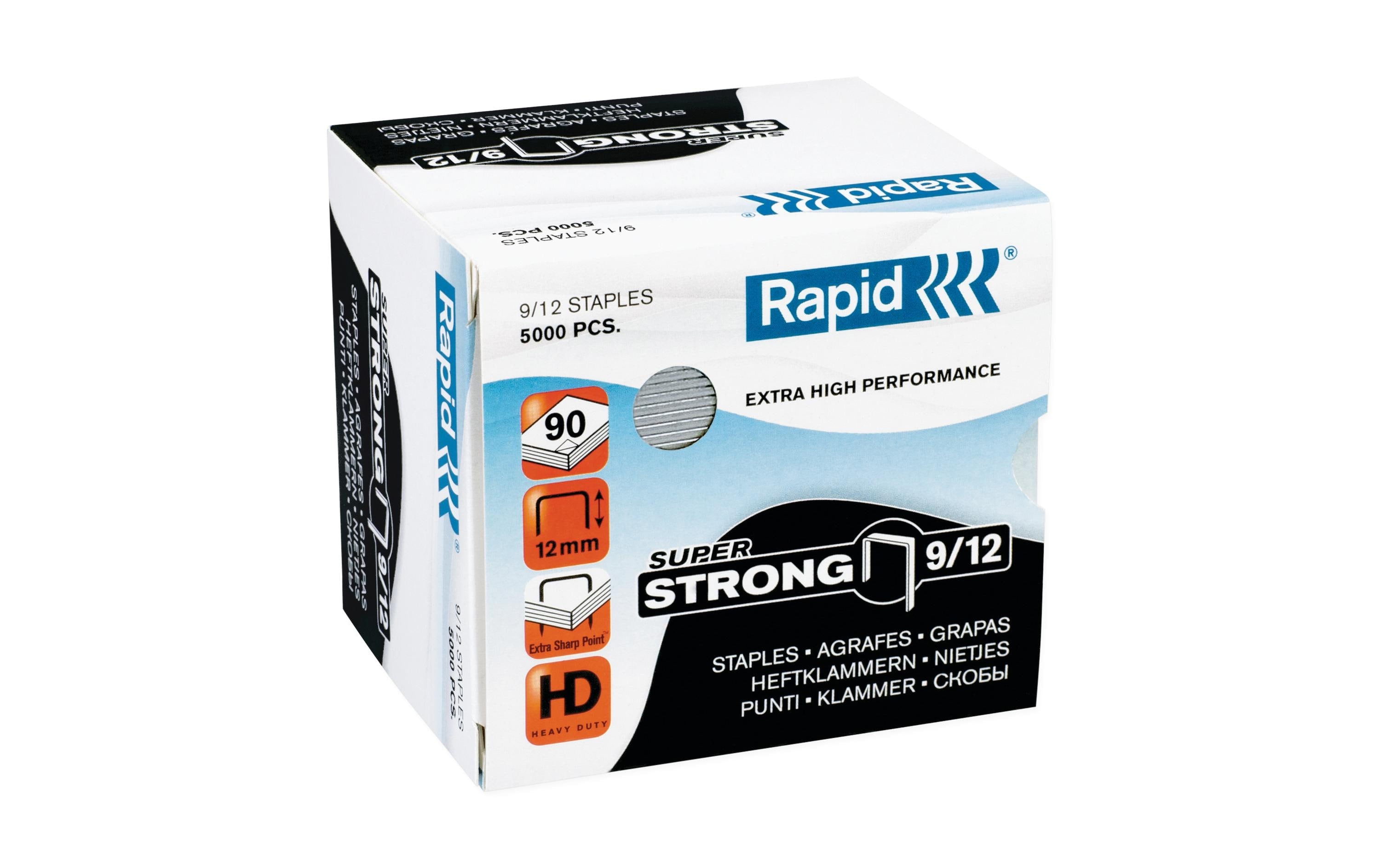 Rapid Heftklammern Strong, 9/12, 5000 Stück