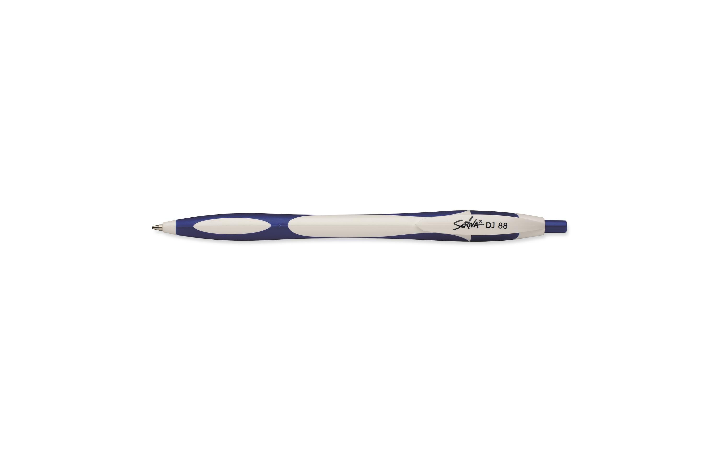 Scriva Kugelschreiber DJ88 0.7 mm, Blau, 12 Stück