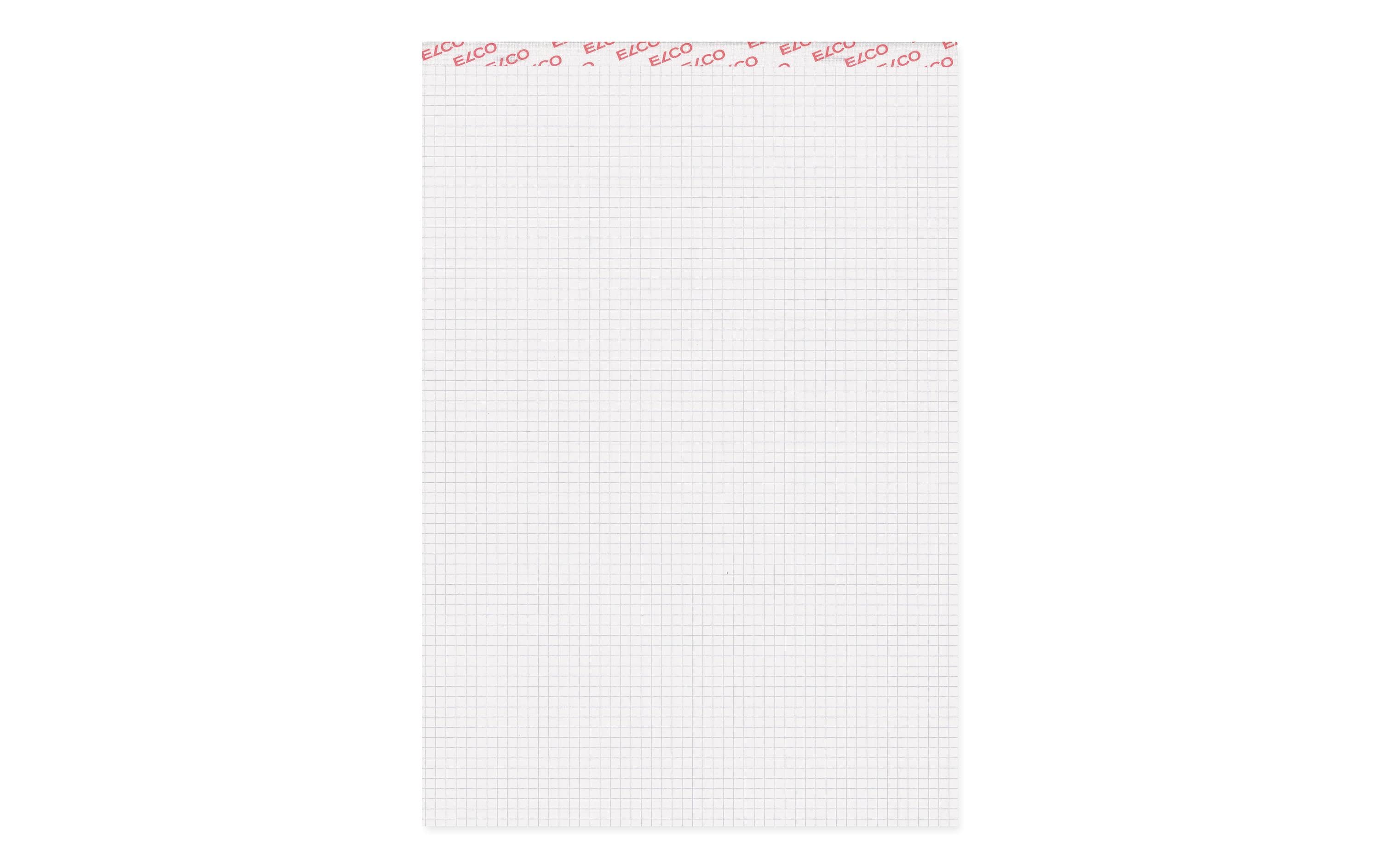 ELCO Notizblock Office 80 g/m² A4, 4 mm Kariert, 10 Stück