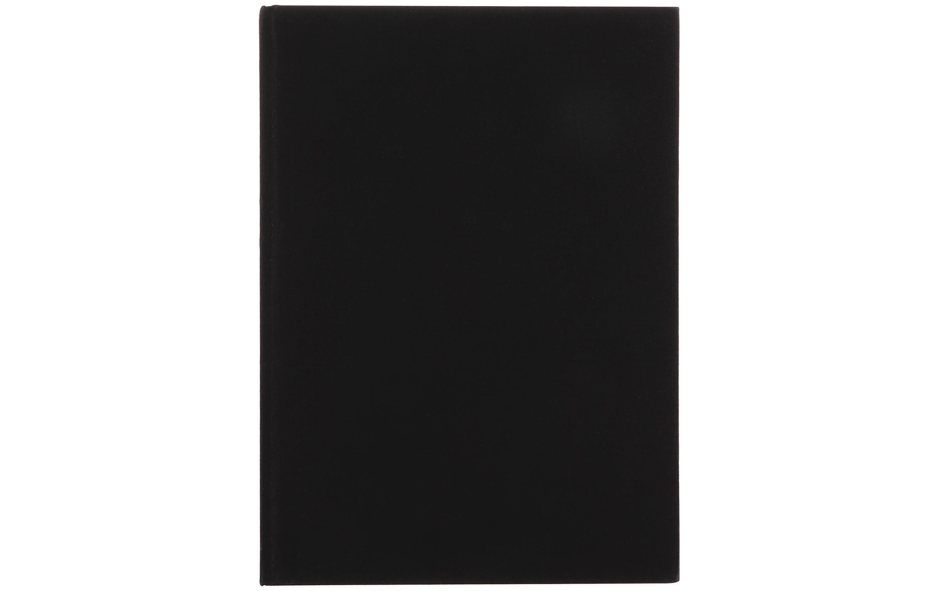 Neutral Notizbuch A4, Kariert, Schwarz