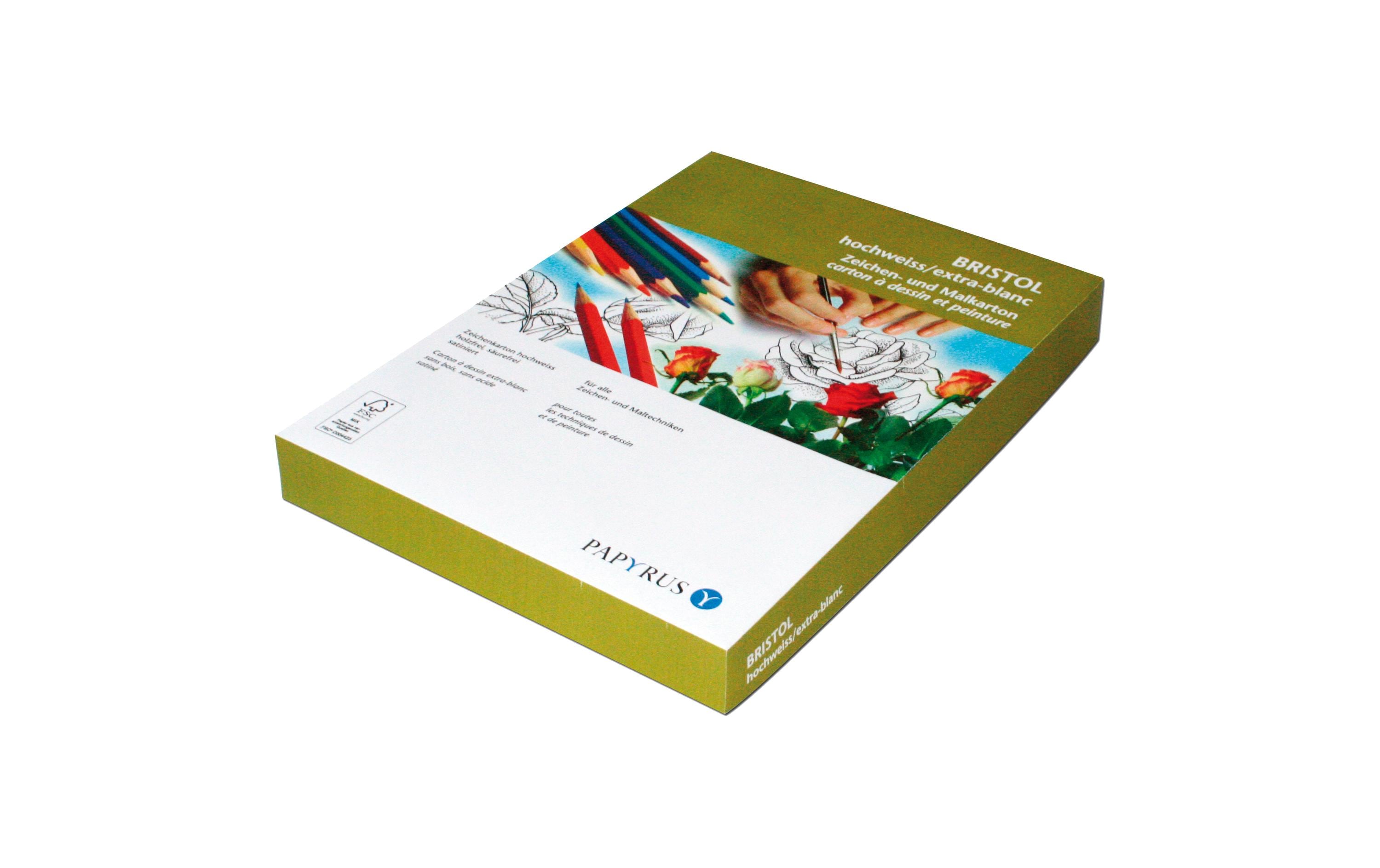Papyrus Bastelkarton Bristol A4, 180 g/m², 250 Stück