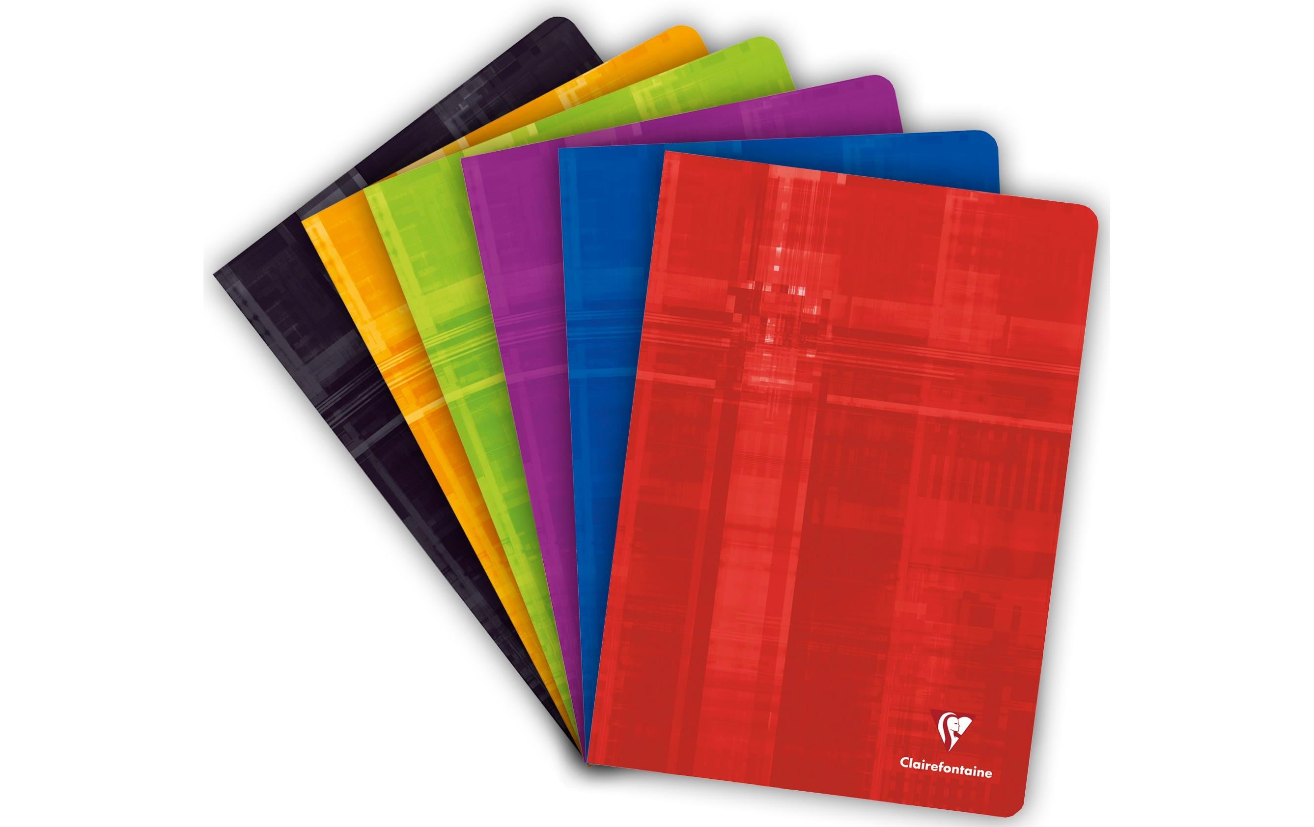 Clairefontaine Schulheft 40 Blatt, A4, blanko, assortiert, 10 Stück