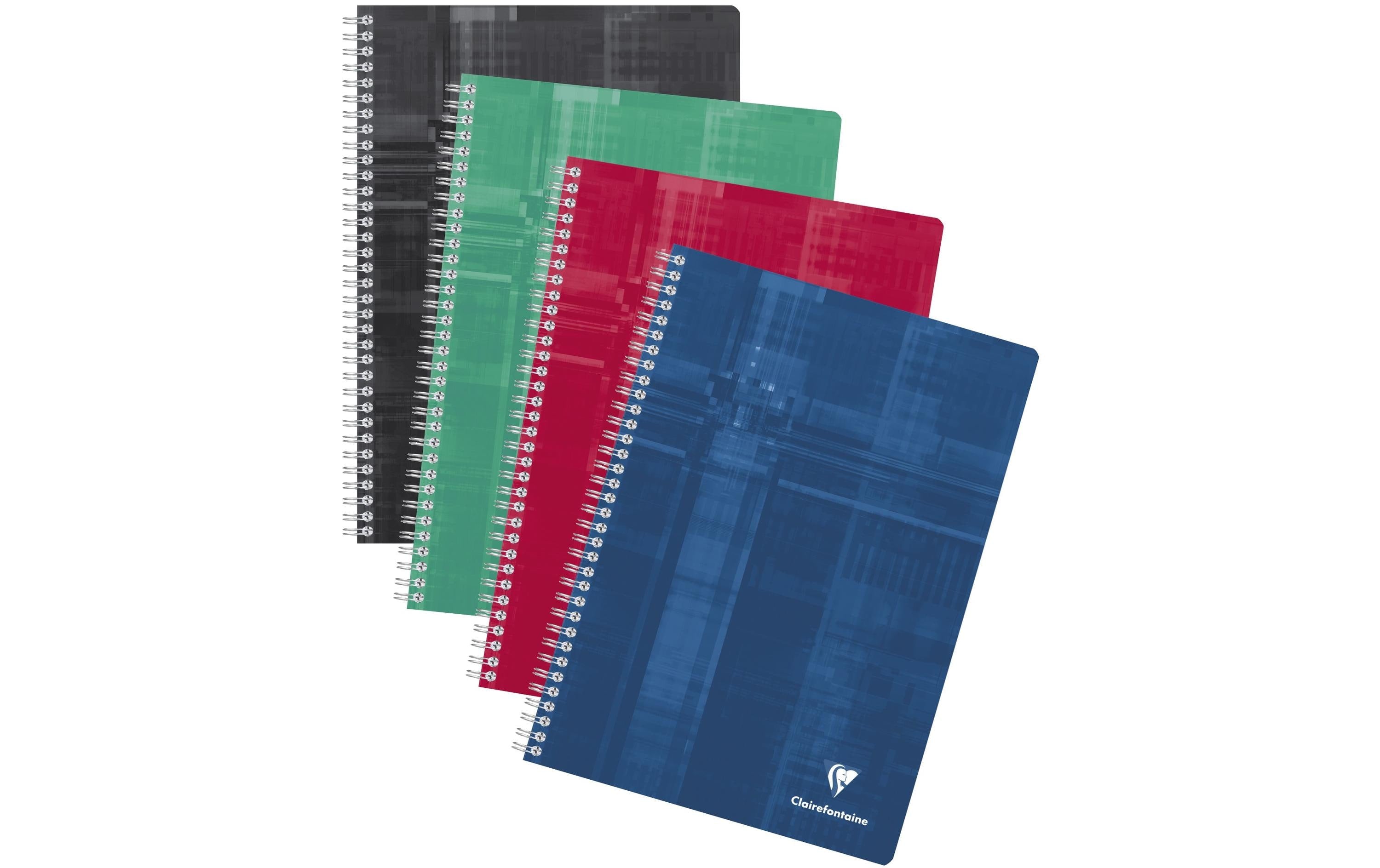 Clairefontaine Schulheft Matris, 90 Blatt, A4, kariert, assortiert, 5 Stück