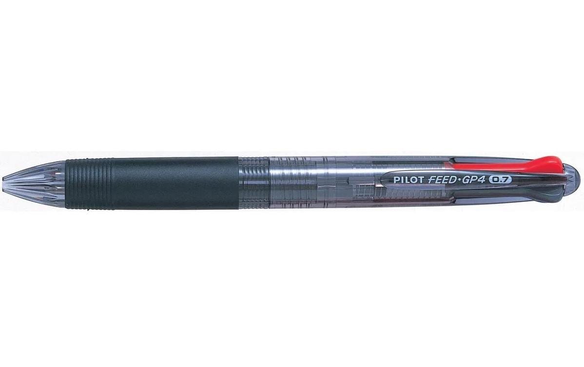 Pilot Mehrfarbenkugelschreiber BegreeN Feed GP4, 0.25 mm, Schwarz