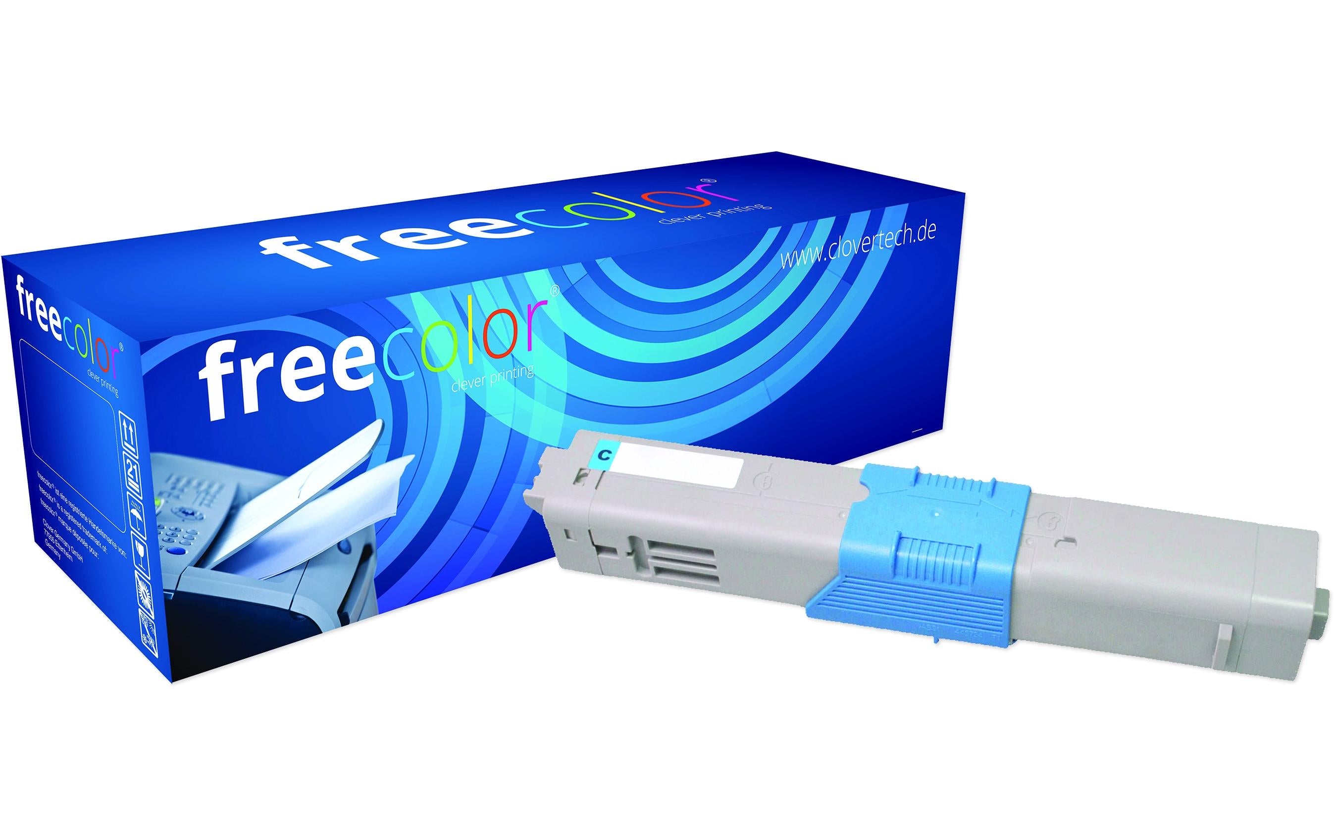 Freecolor Toner OKI 44469xxx XL Cyan