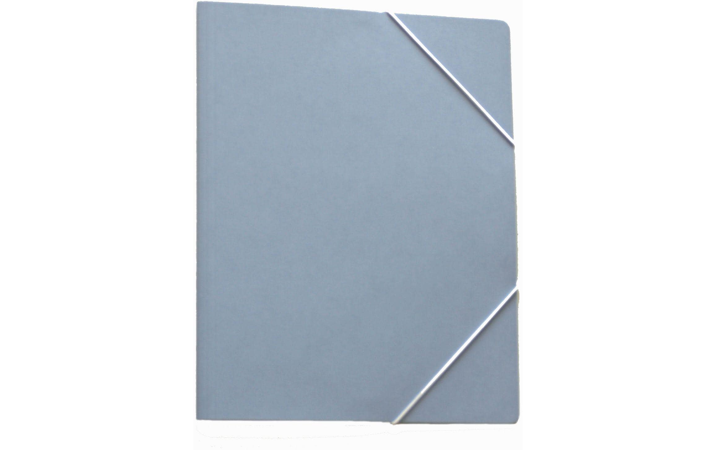 EROLA Gummibandmappe A4 Karton, Blau