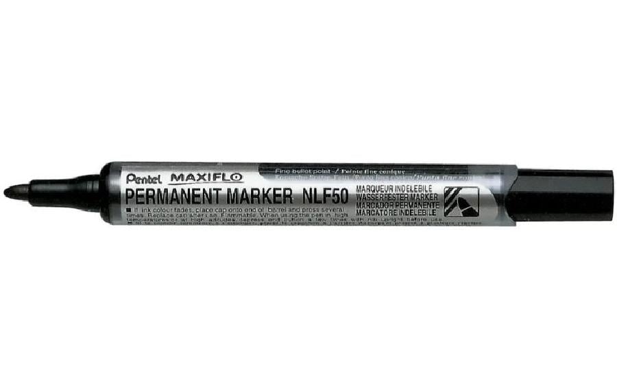pentel Permanent-Marker Maxiflo 50 Schwarz