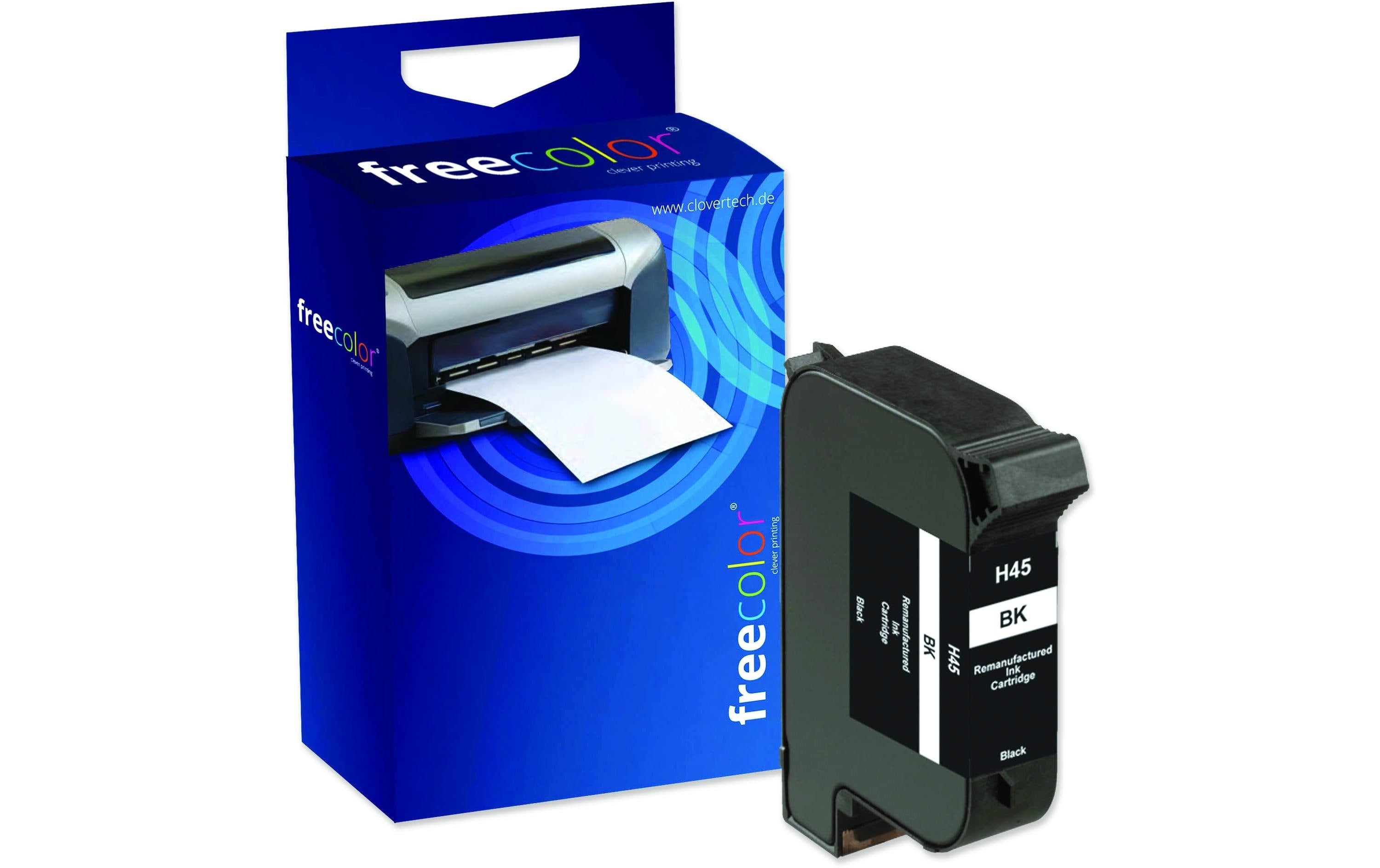 Freecolor Tinte HP No. 45 Black