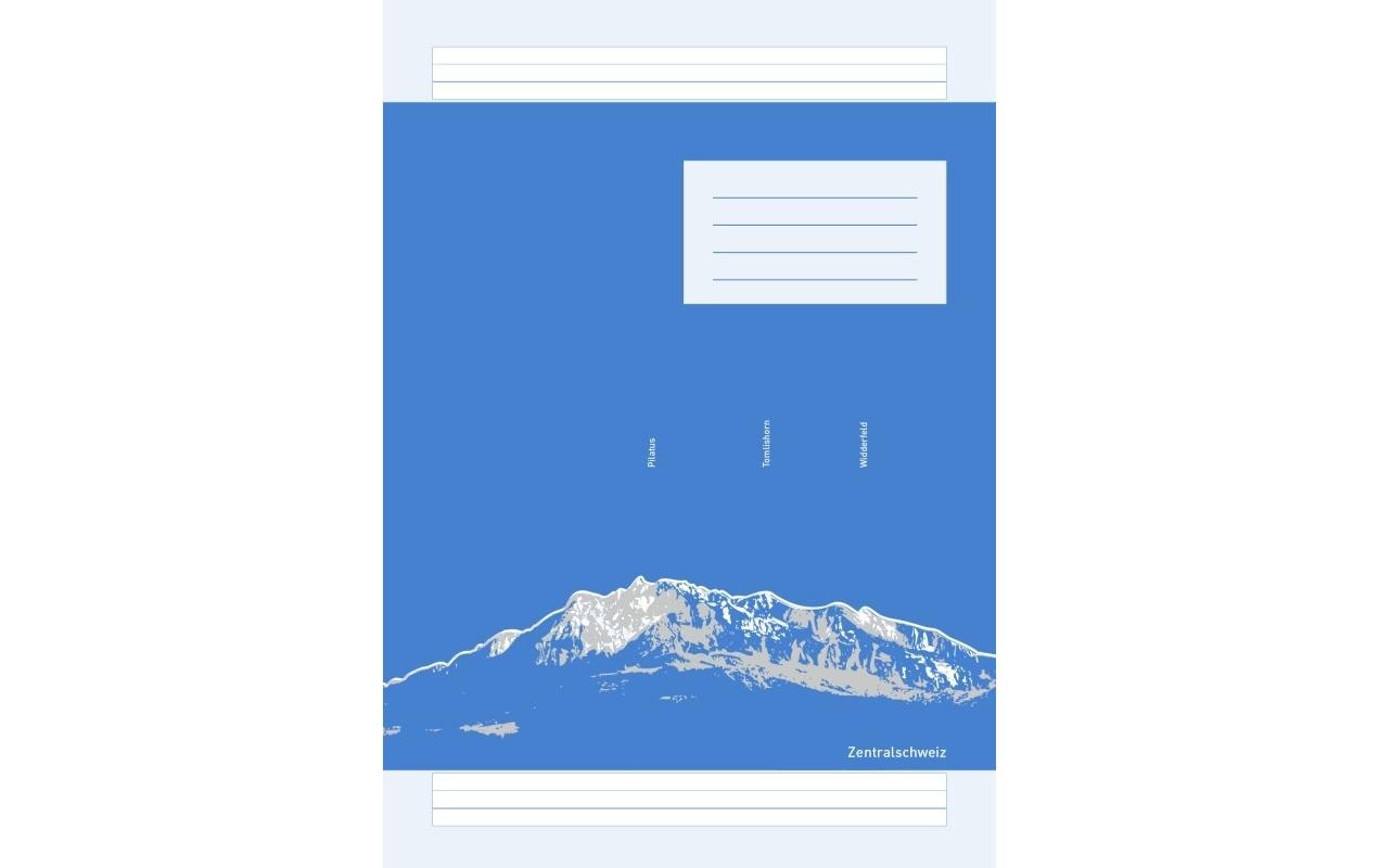 ingold-biwa Schulheft A4, Liniert, Blau, 25 Stück