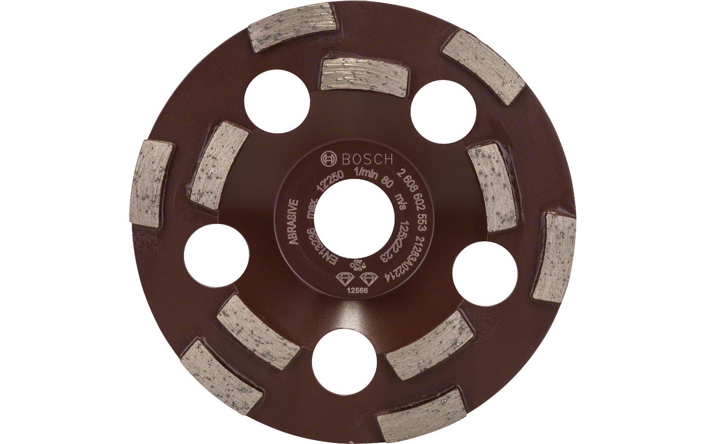 Bosch Professional Diamanttopfscheibe Expert for Abrasive, 125 x 22.23 x 4.5 mm
