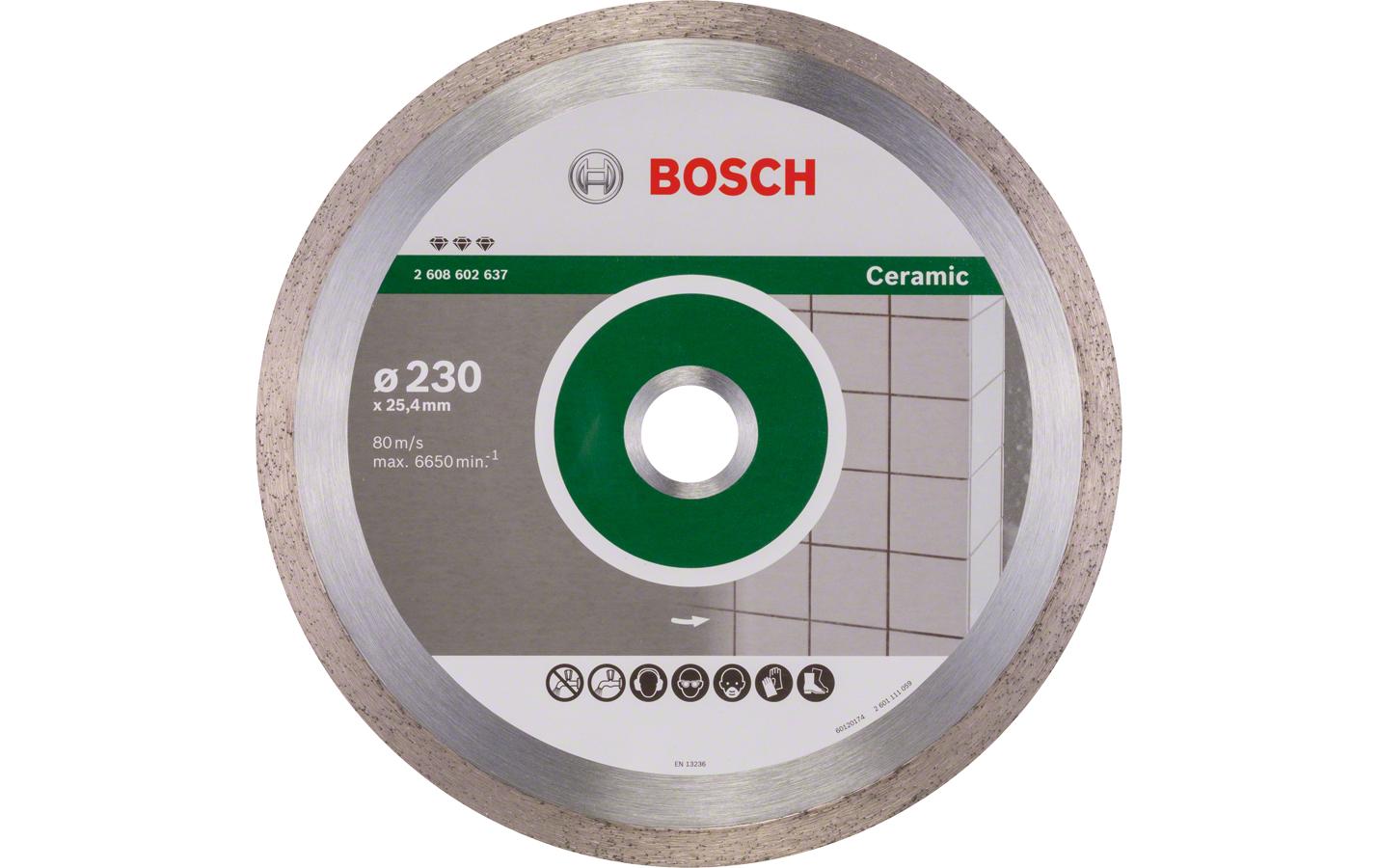 Bosch Professional Diamanttrennscheibe Best for Ceramic, 230 x 2.4 x 10 mm