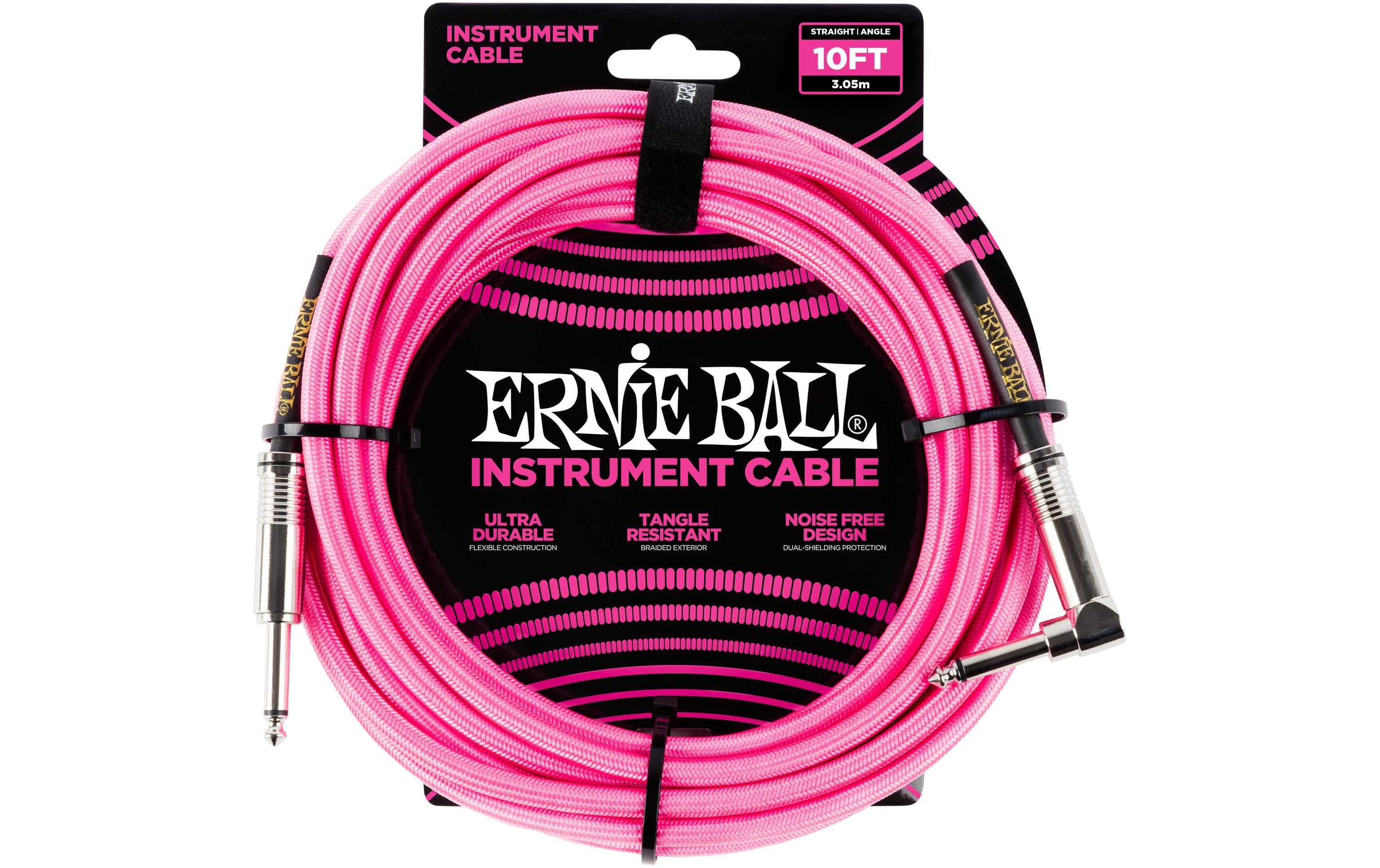 Ernie Ball Instrumentenkabel 6078 – 3.05 m, Neonpink