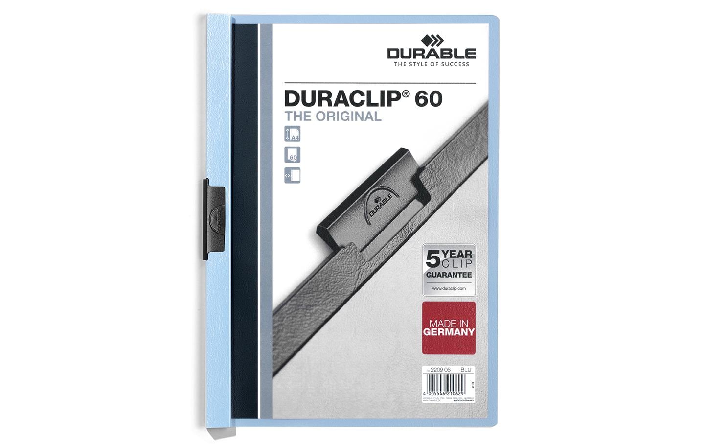 DURABLE Klemmhefter Duraclip 60 Blau