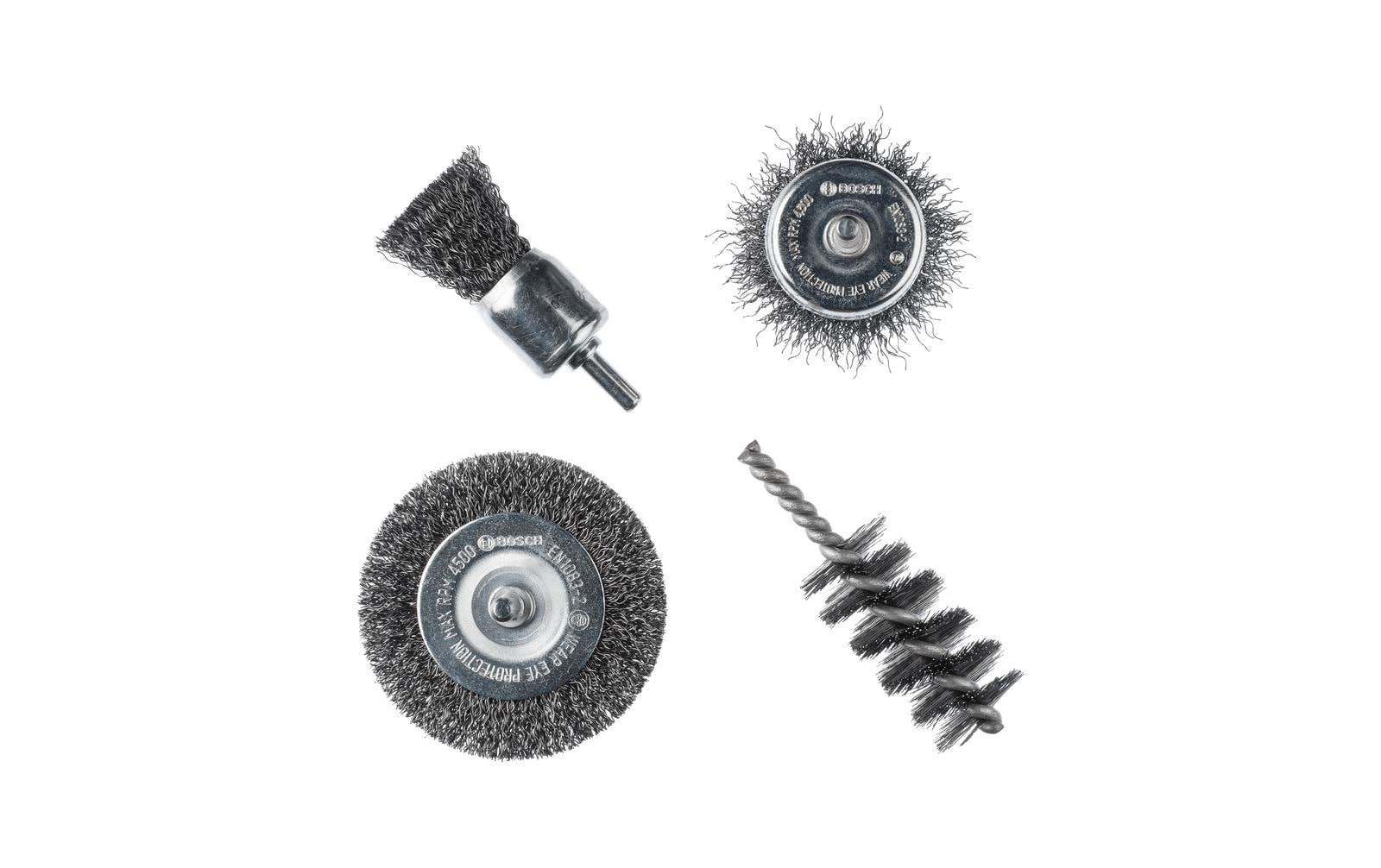 Bosch Drahtbürsten-Set 4-teilig