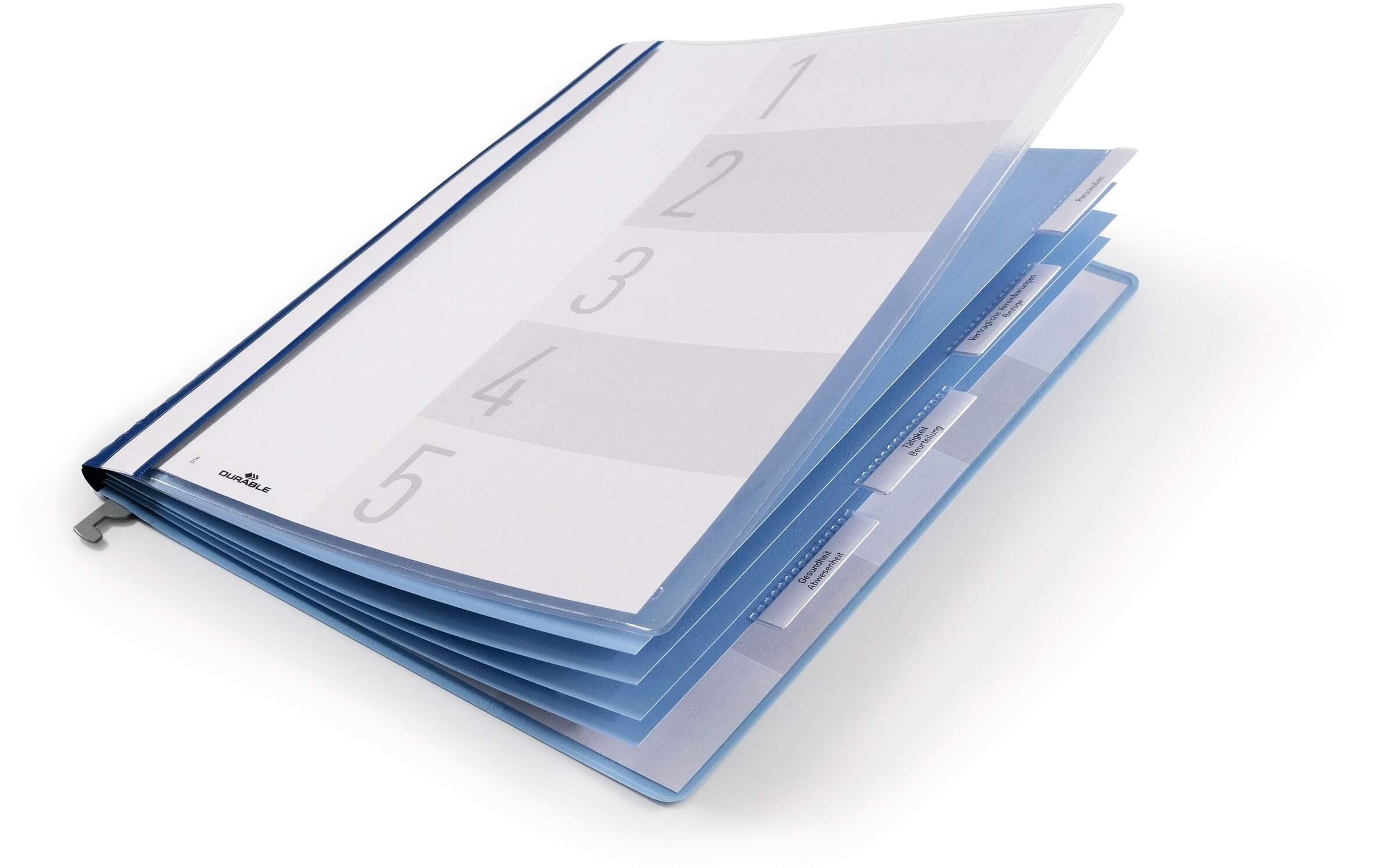 DURABLE Hängeregister Blau, 5 Stück
