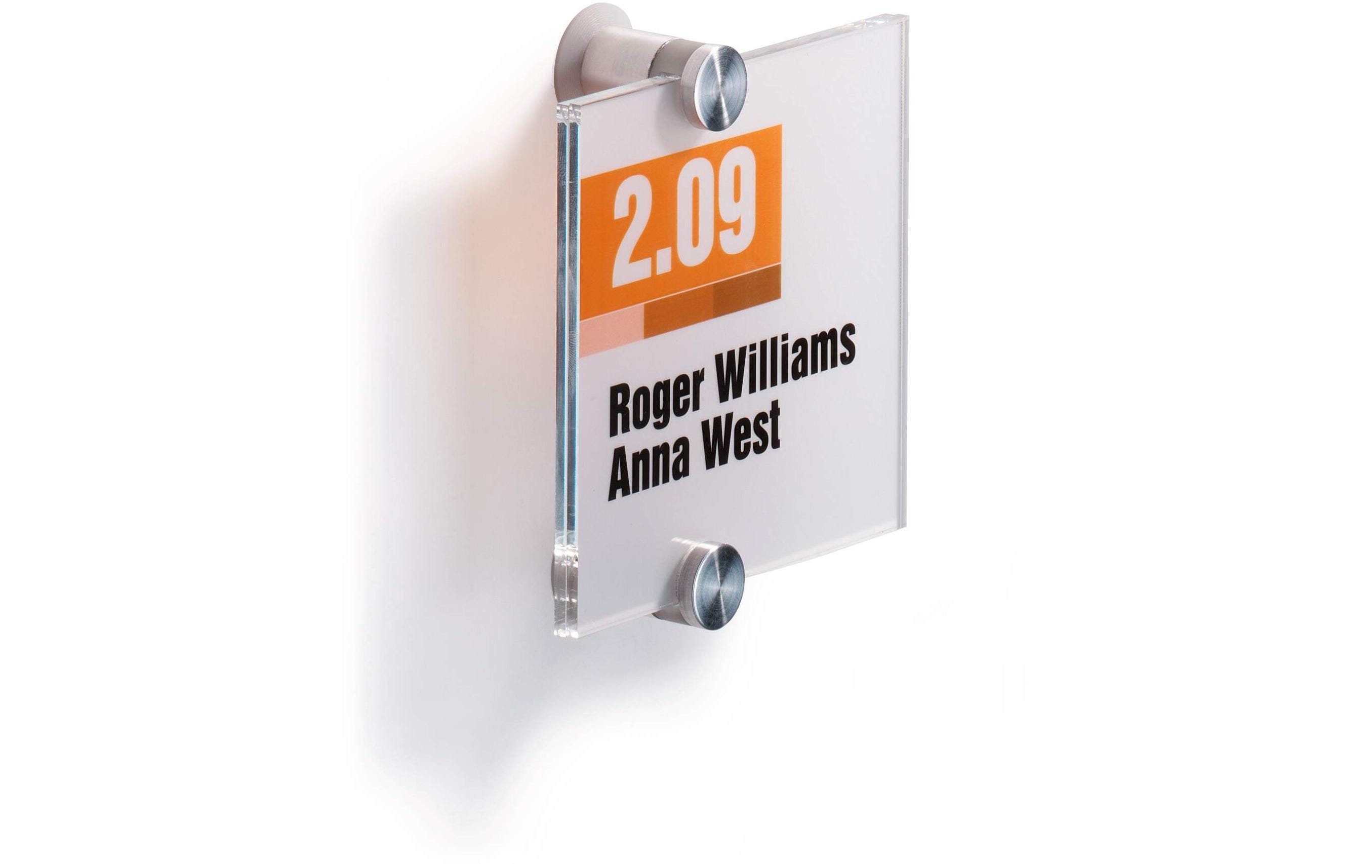 DURABLE Türschild Crystal 105 x 105 mm