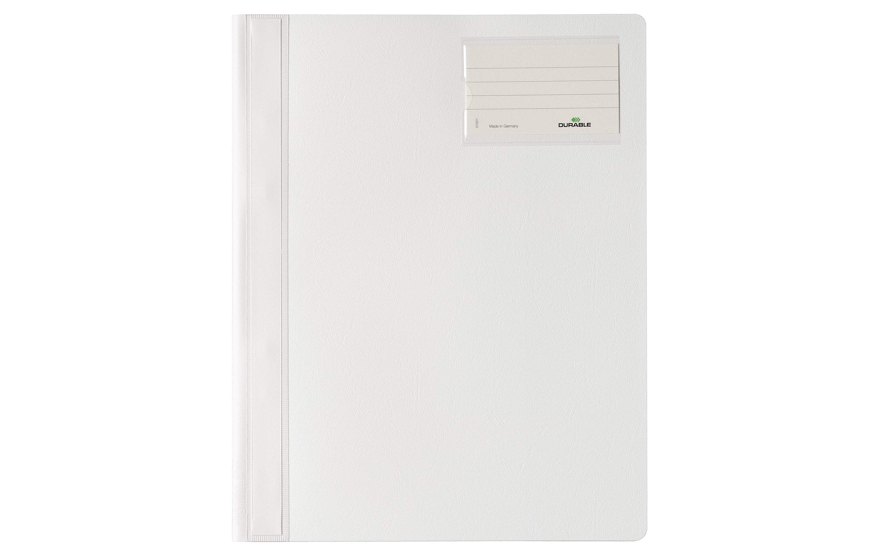 DURABLE Schnellhefter Extrabreit A4 Weiss, 1 Stück