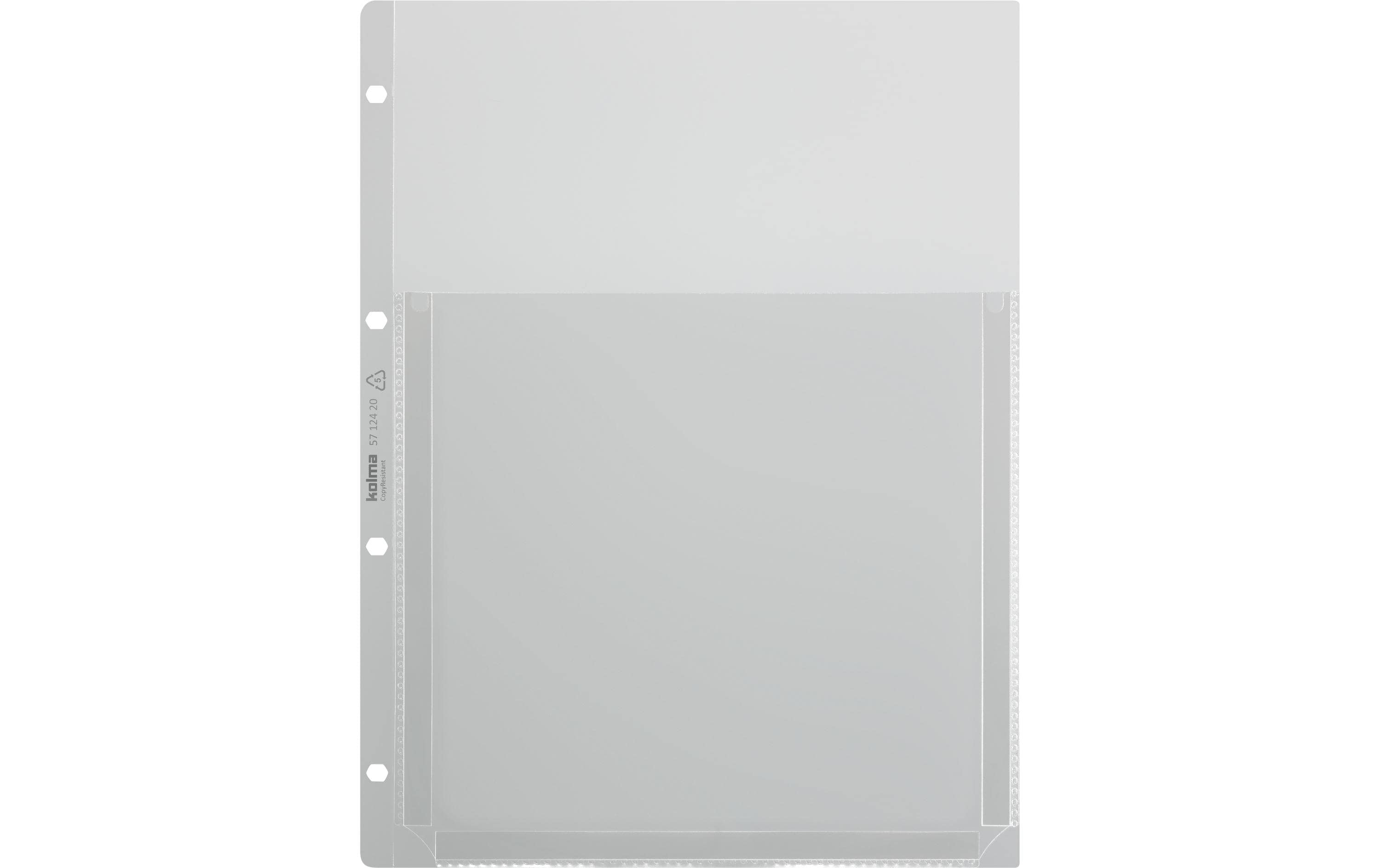 Kolma Zeigetasche Voluma A4 Transparent, 25 Stück