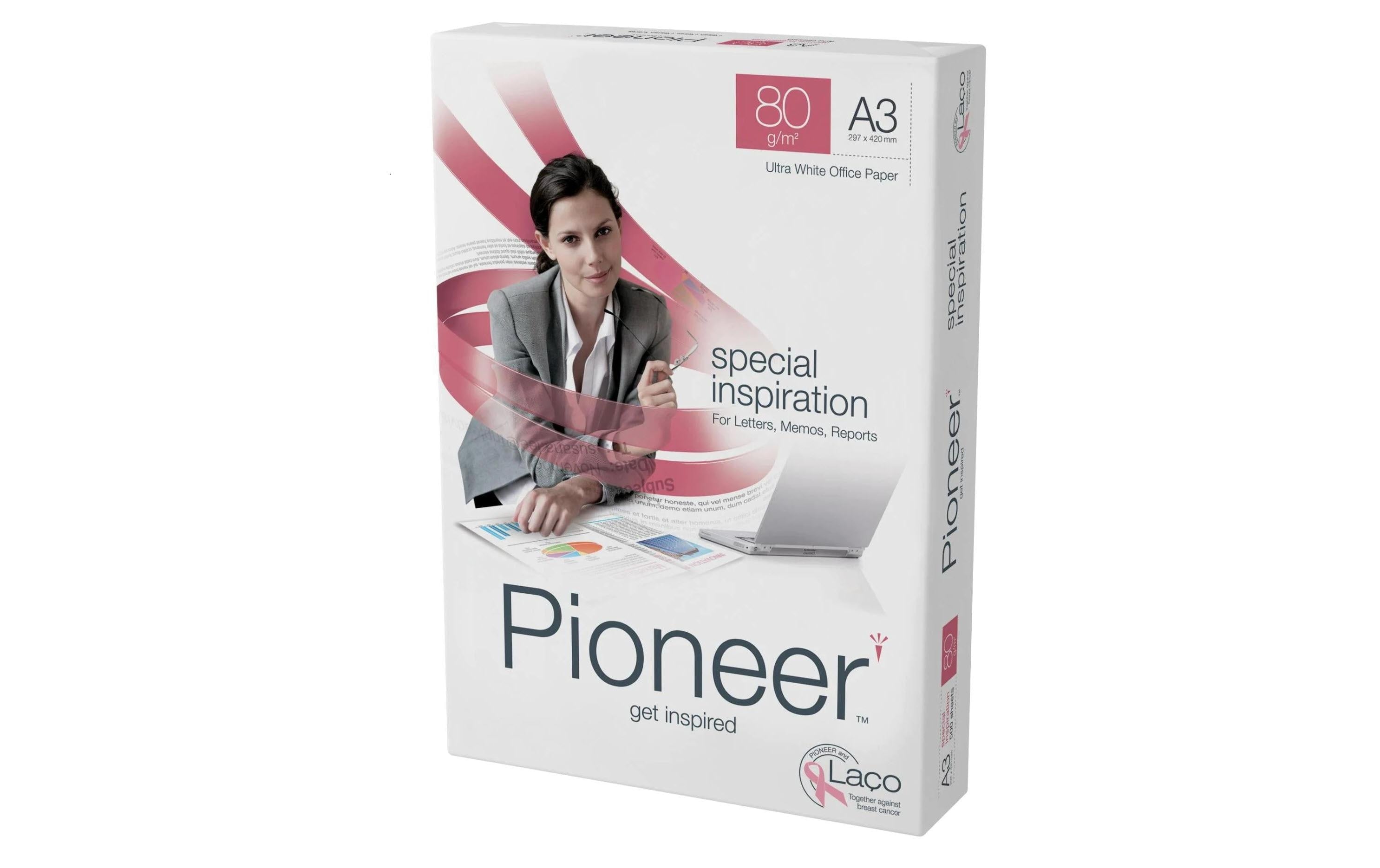 Pioneer Kopierpapier Pioneer A3 Hochweiss 80 g/m², 500 Blatt