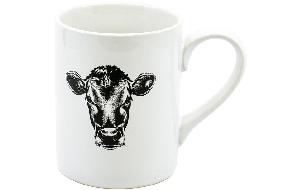 Kadastar Universaltasse Kuh 400 ml, 1 Stück, Schwarz/Weiss