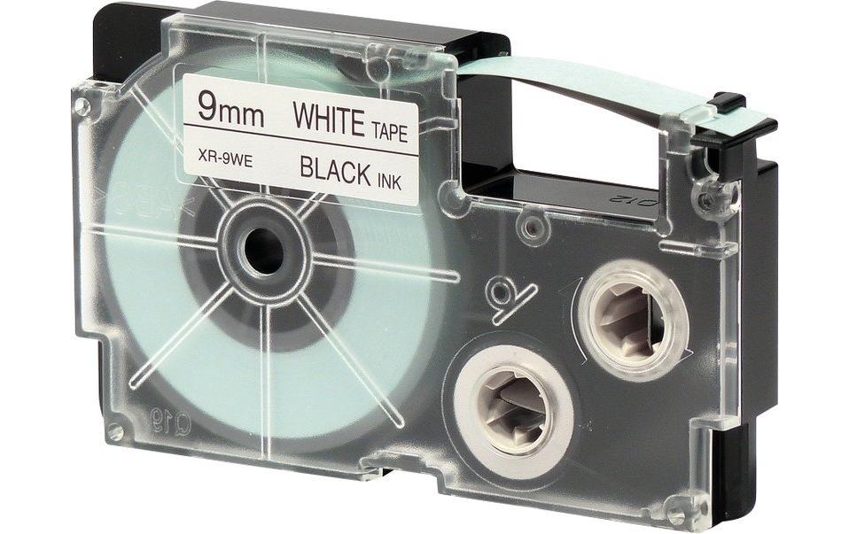 Brother Beschriftungsband XR-9WE Schwarz auf Weiss