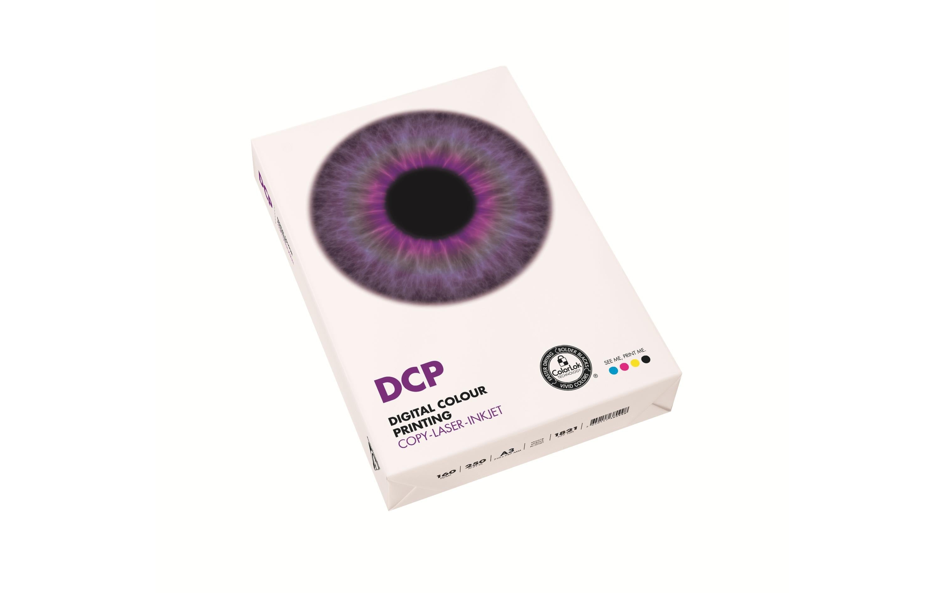DCP Druckerpapier Supersilk A3, Hochweiss, 160 g/m²,250 Blatt
