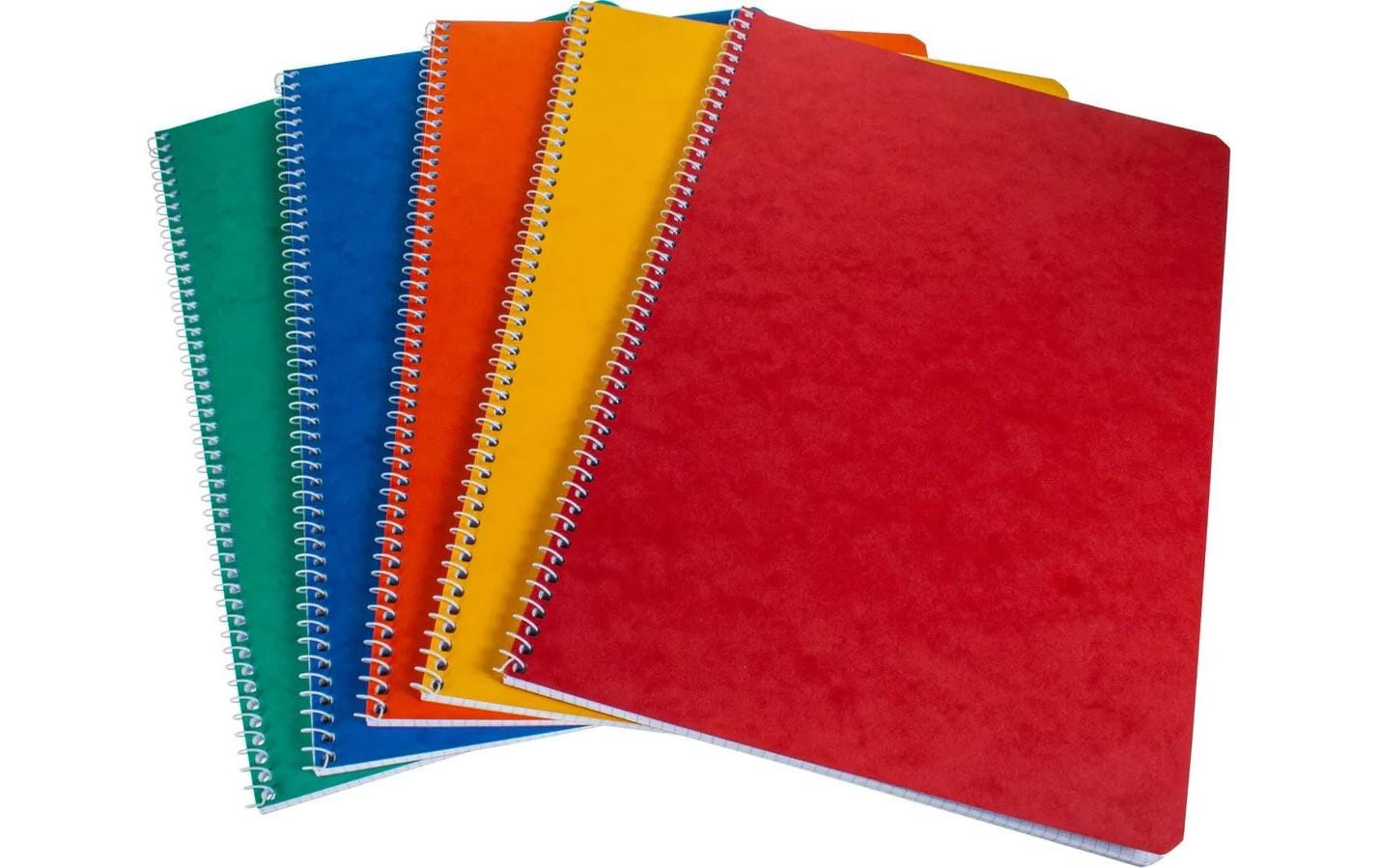 Büroline Notizheft A4, 72 Blatt kariert, assortiert
