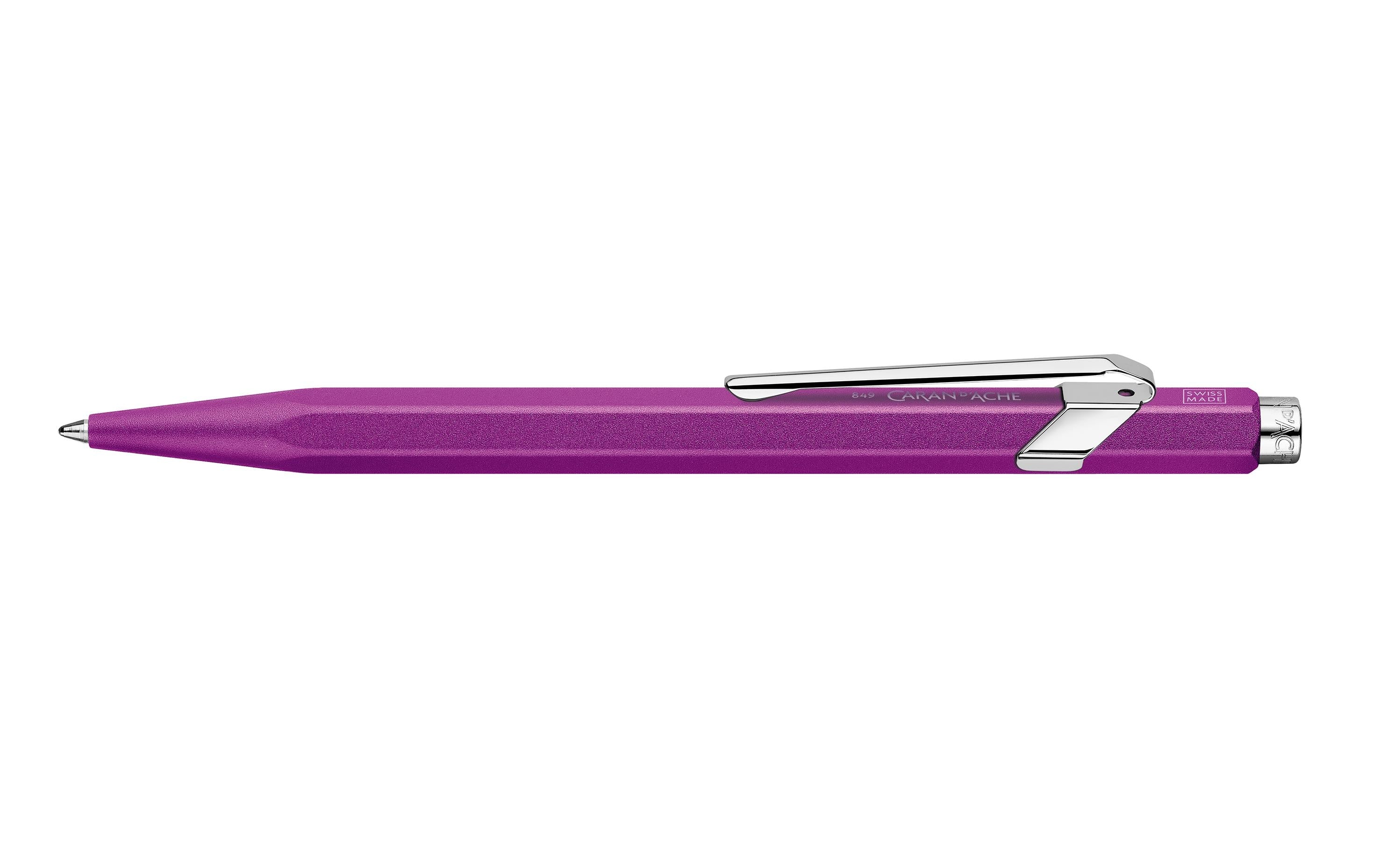 Caran d'Ache Kugelschreiber 849 Colormat-x Violett Medium (M)