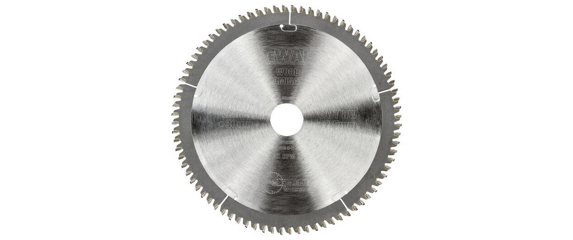 DEWALT Kreissägeblatt 216/30 mm 80TFZ