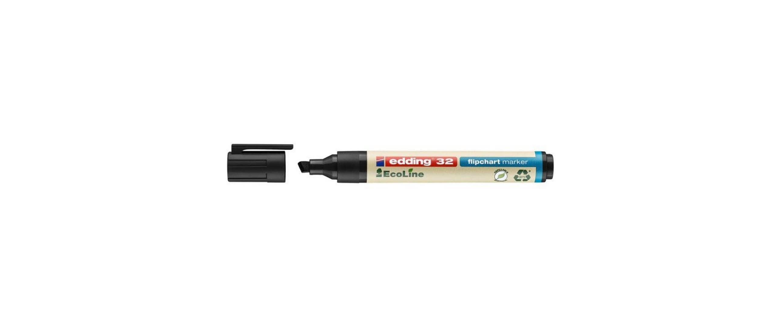 edding Flipchart-Marker 32 EcoLine Schwarz