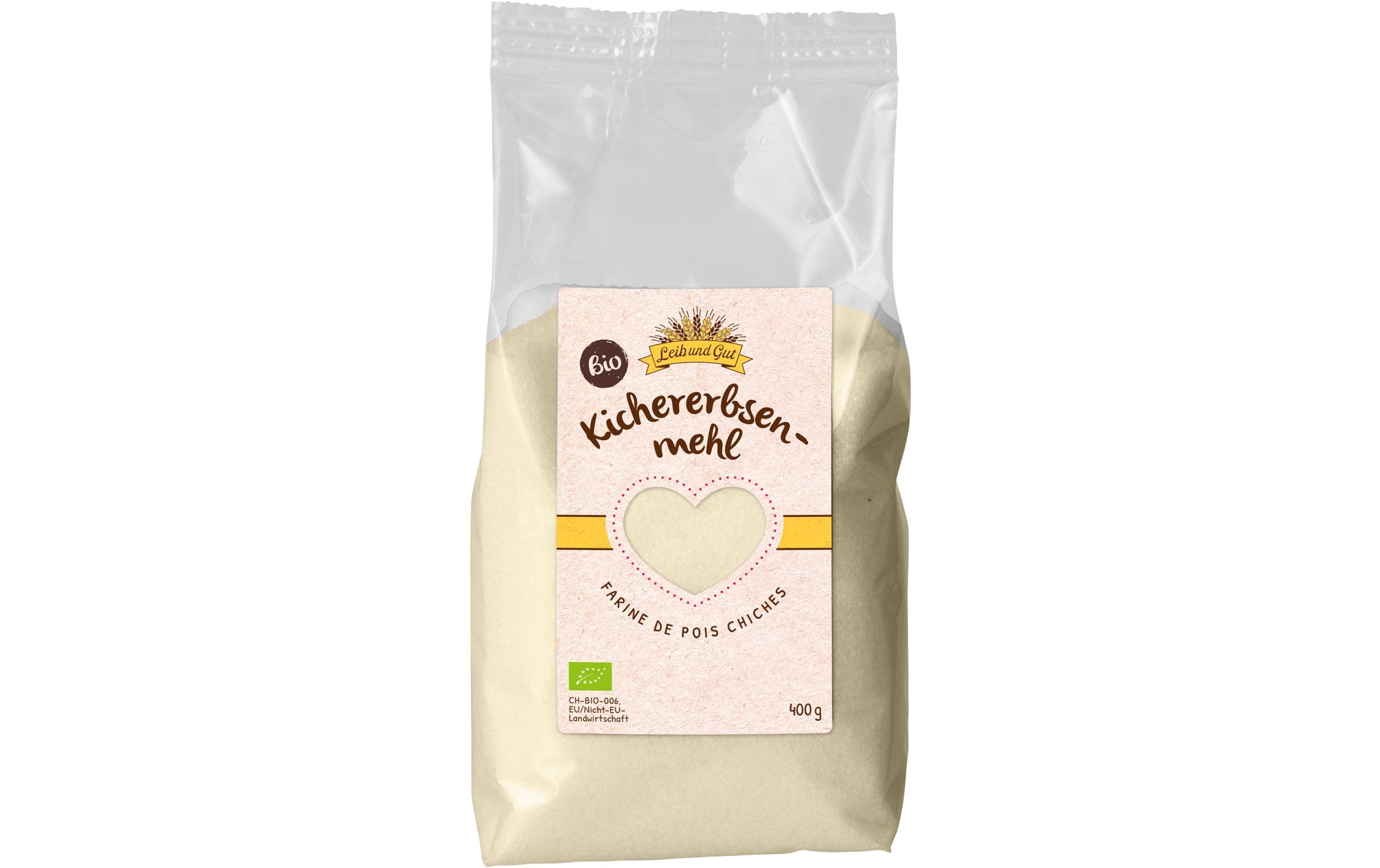 Leib und Gut Bio Kichererbsenmehl 400 g