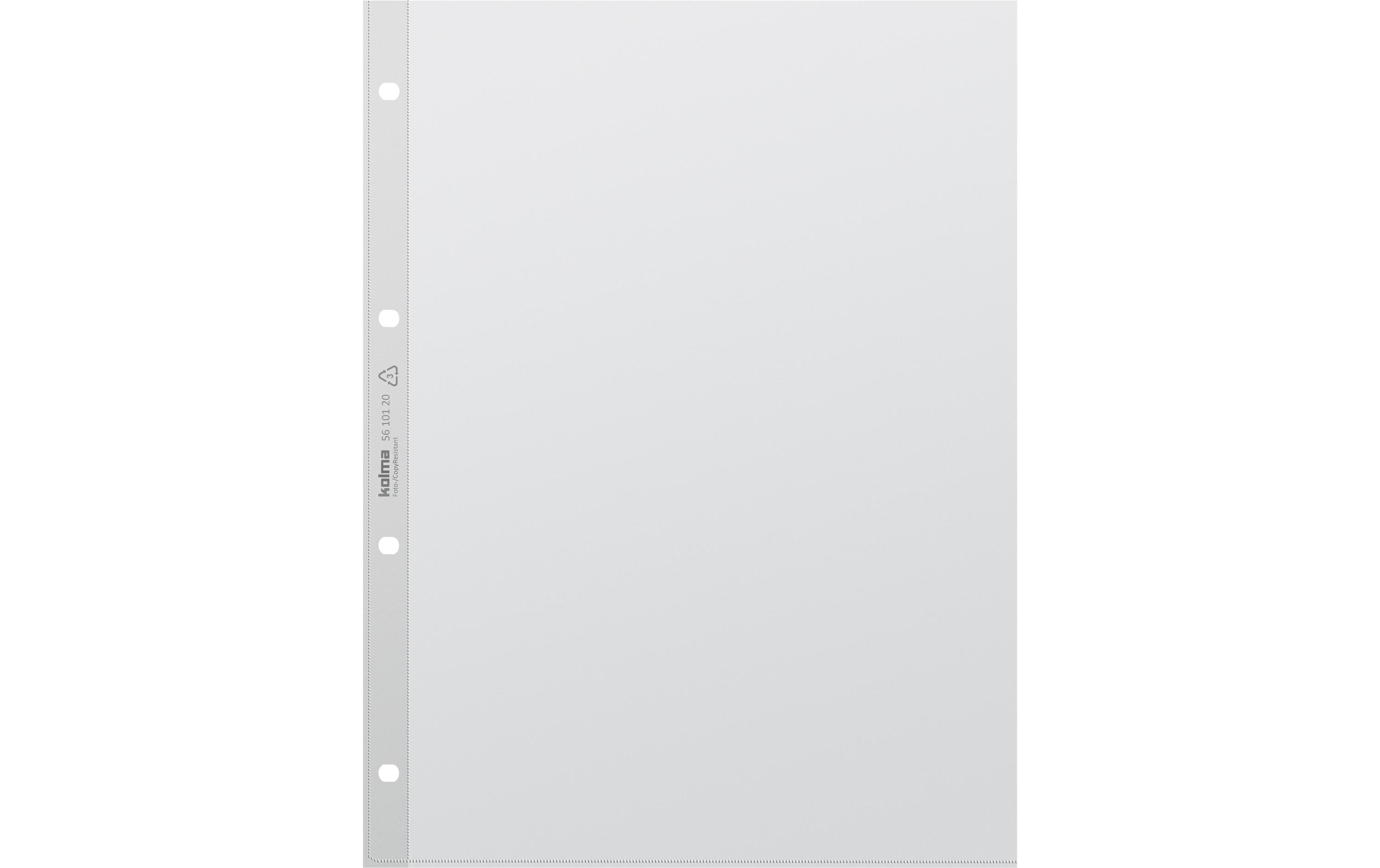 Kolma Zeigetasche A4 CopyResistant Transparent, 100 Stück