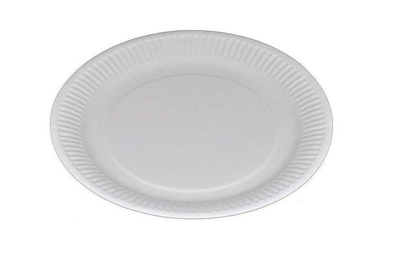 Webstar Einwegteller 23 cm, 100 Stück, Weiss