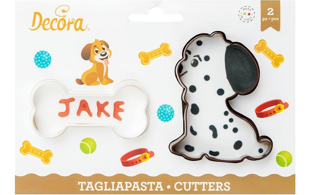 Decora Guetzli-Ausstecher-Set Mini 2 Stück, Hund