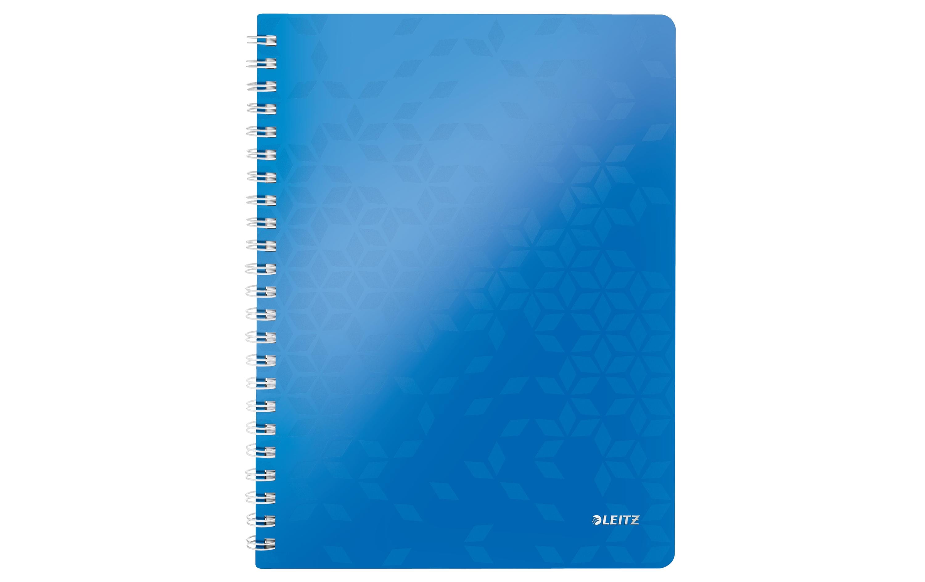 Leitz Notizheft WOW College A4, Kariert, Blau