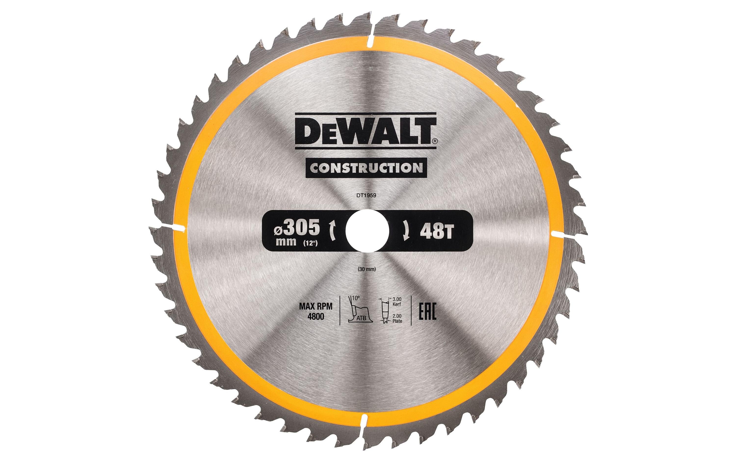 DEWALT Kreissägeblatt 305 x 30 mm, 48 WZ
