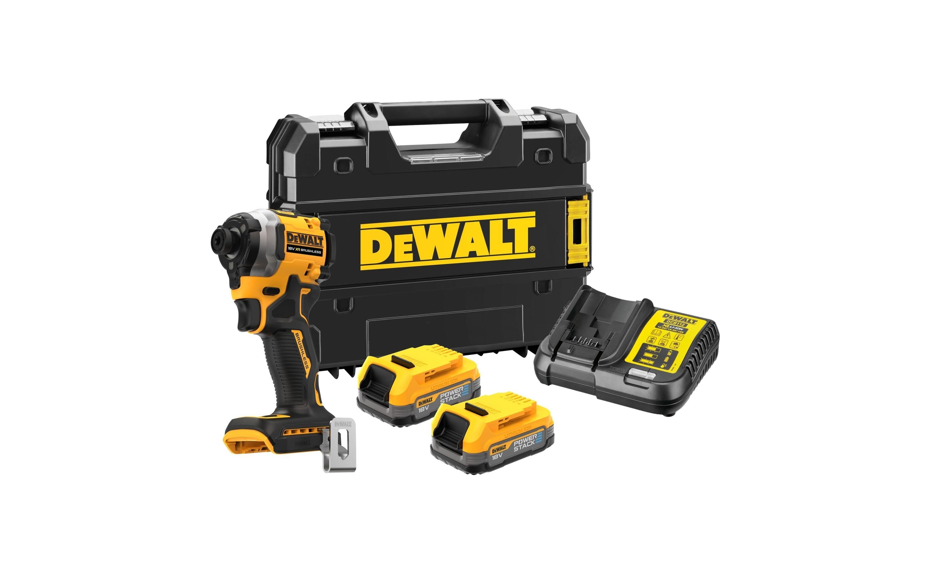 DEWALT Akku-Schlagschrauber 18 V 1/4, 2x 1.7 Ah Akku, Kit