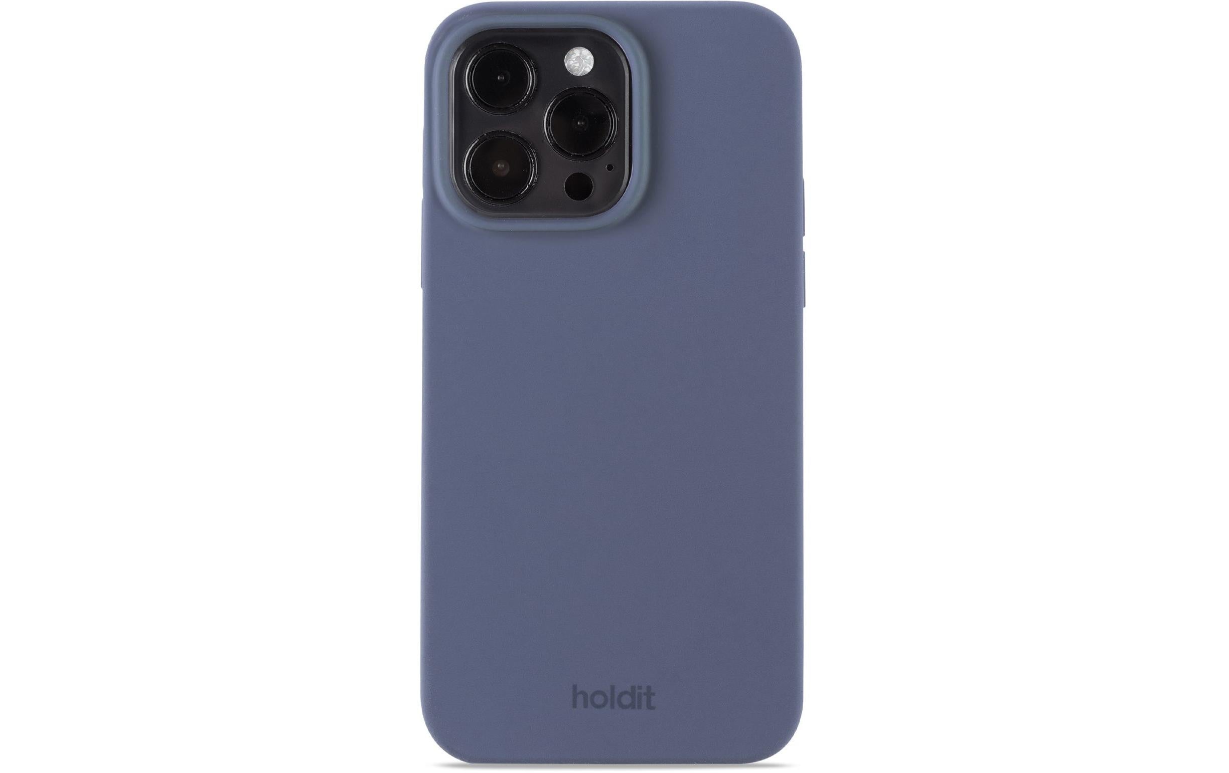 Holdit Back Cover Silicone iPhone 14 Pro Max Blau